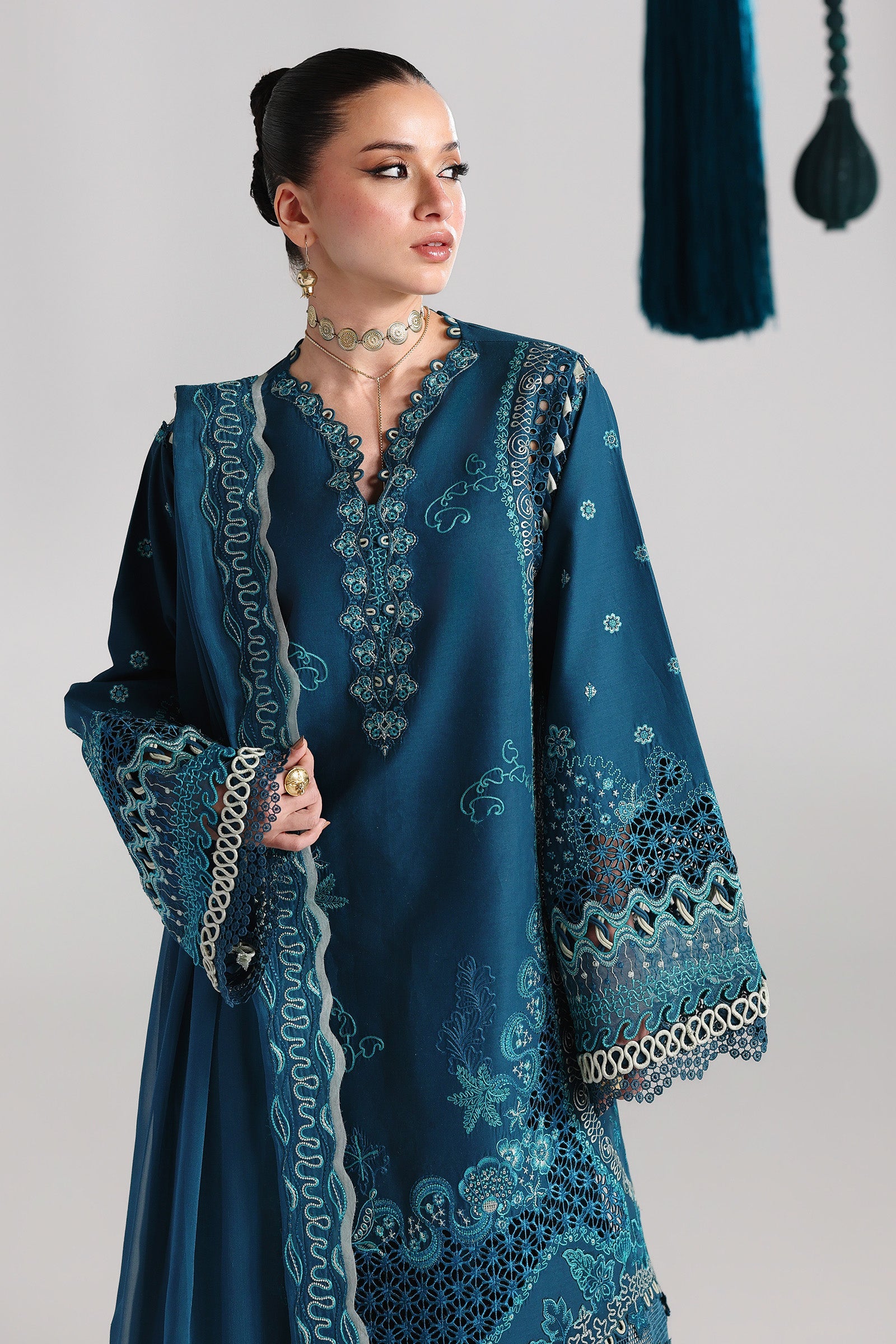Festive Luxury Lawn – QFL-07 KAISA