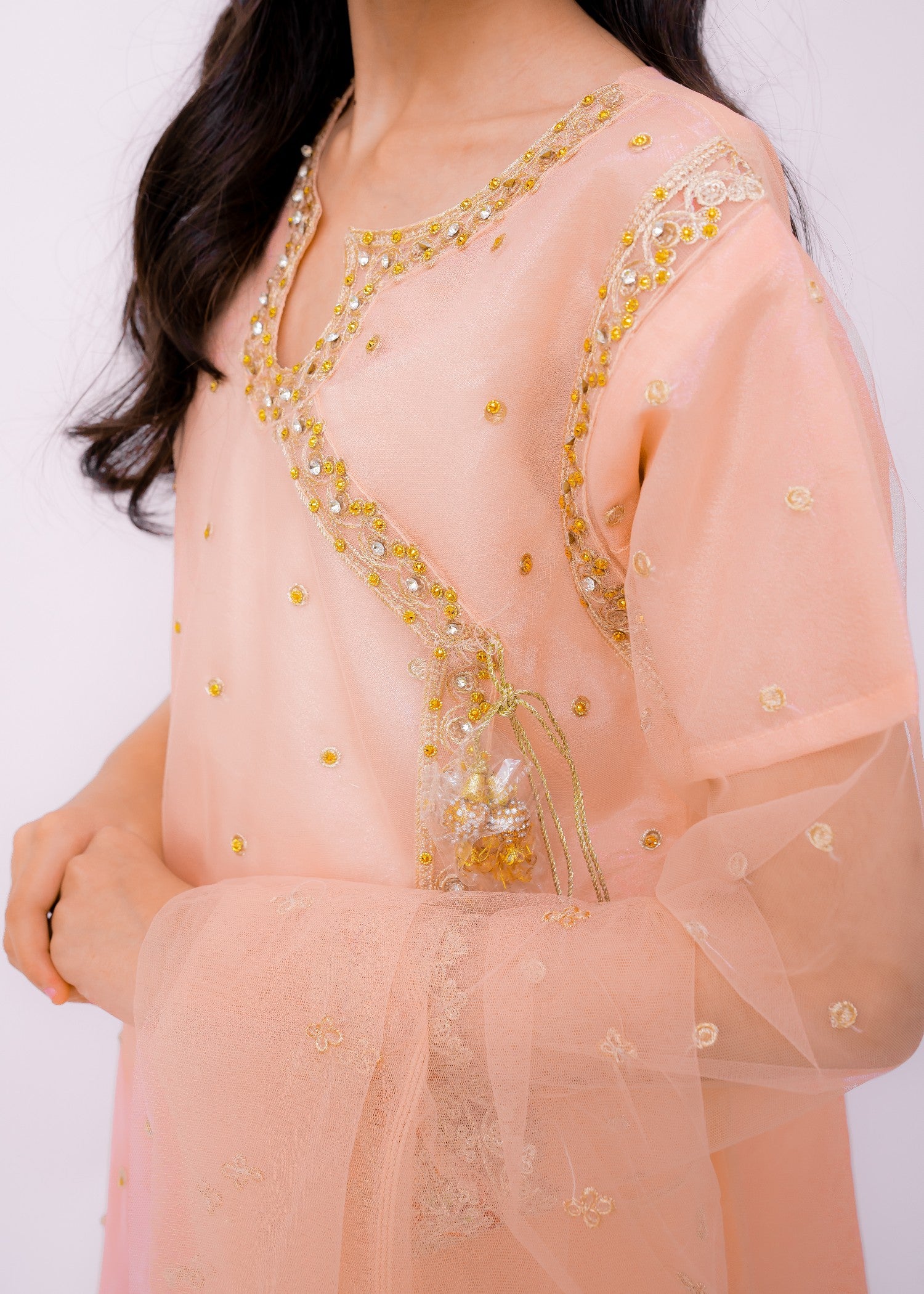 net Angrakha in Pink