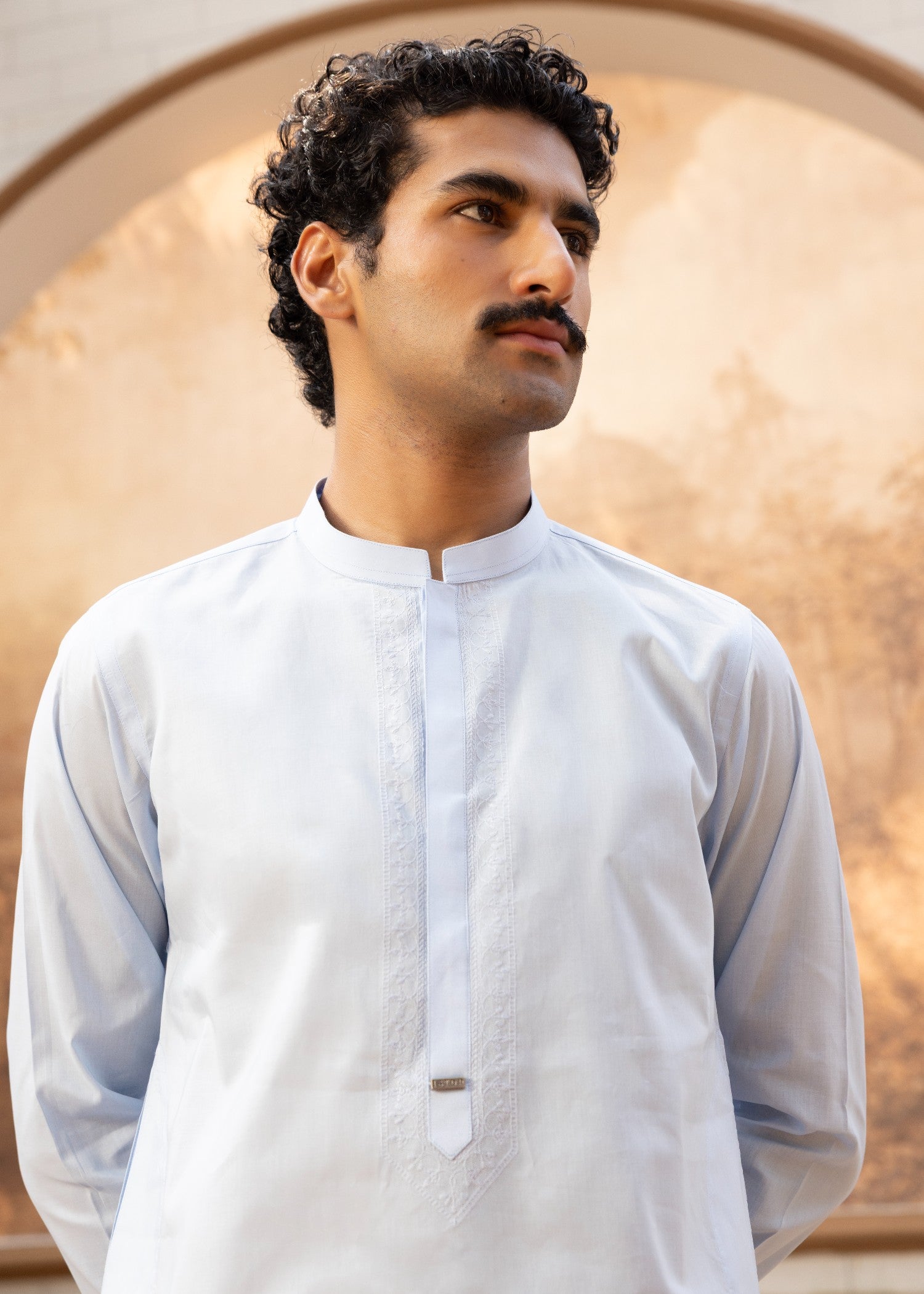 cotton Shalwar Kameez in Sky blue