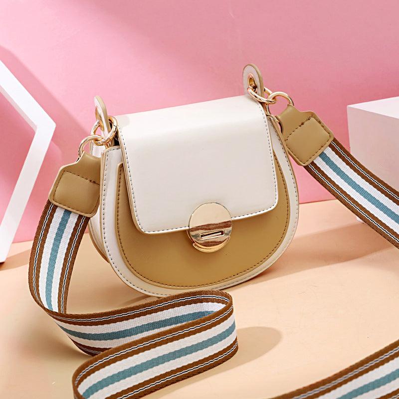 One-shoulder Diagonal Western Simple Casual Ladies Small Square With Lid Mini Bag