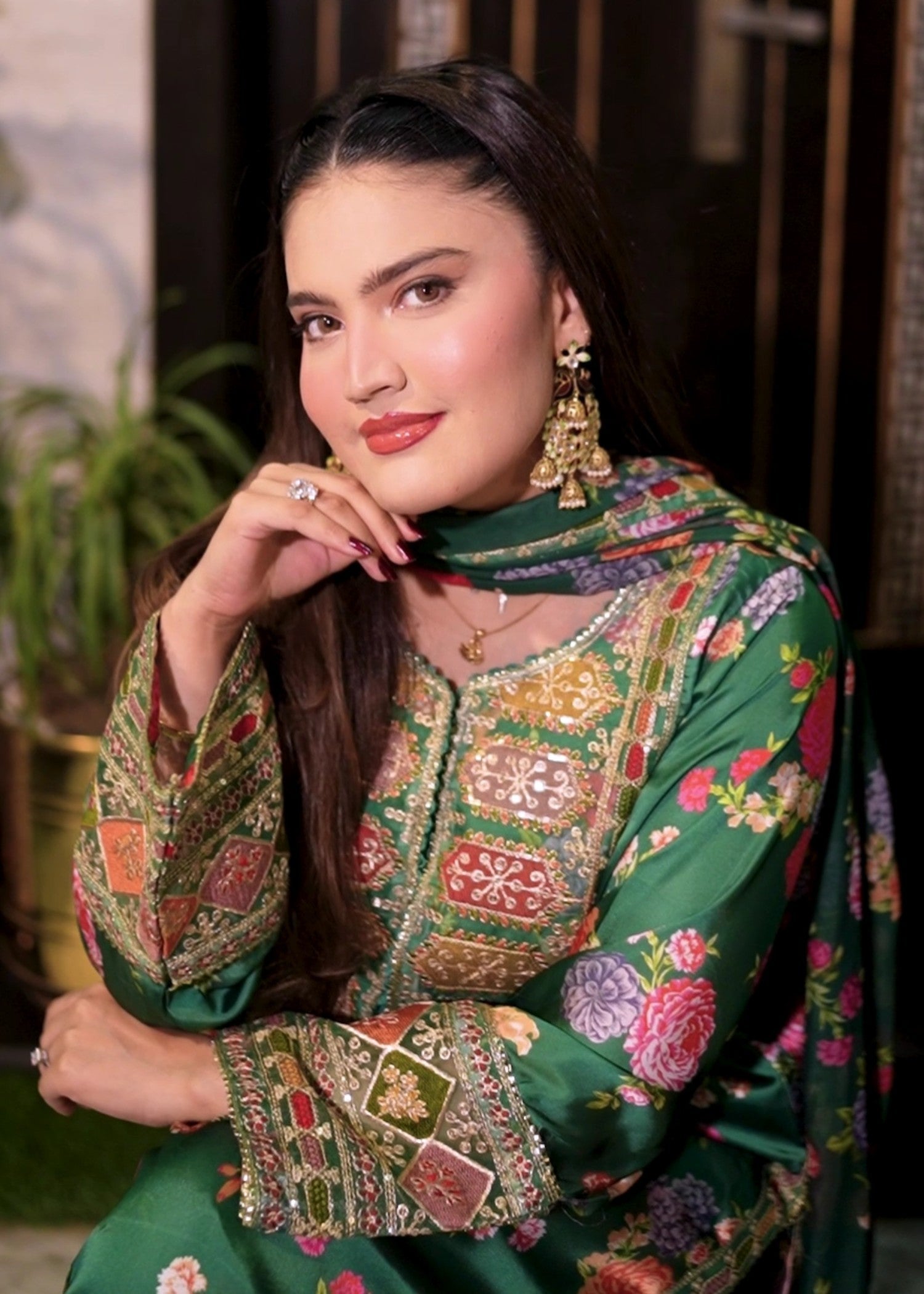 charmuse/shamooz Kurta Set in Green
