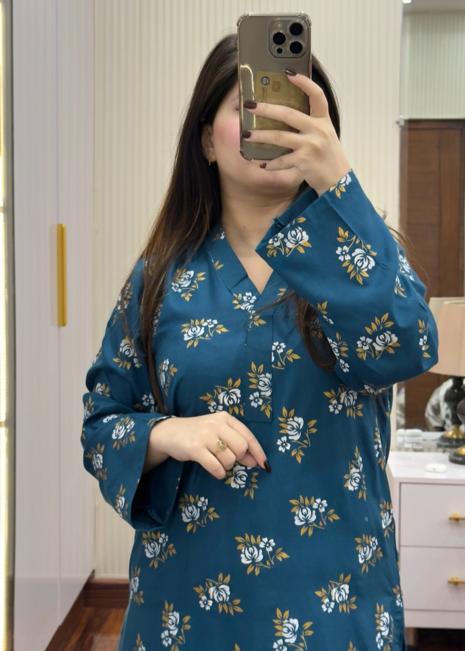 linen Co Ord Sets in Ocean blue