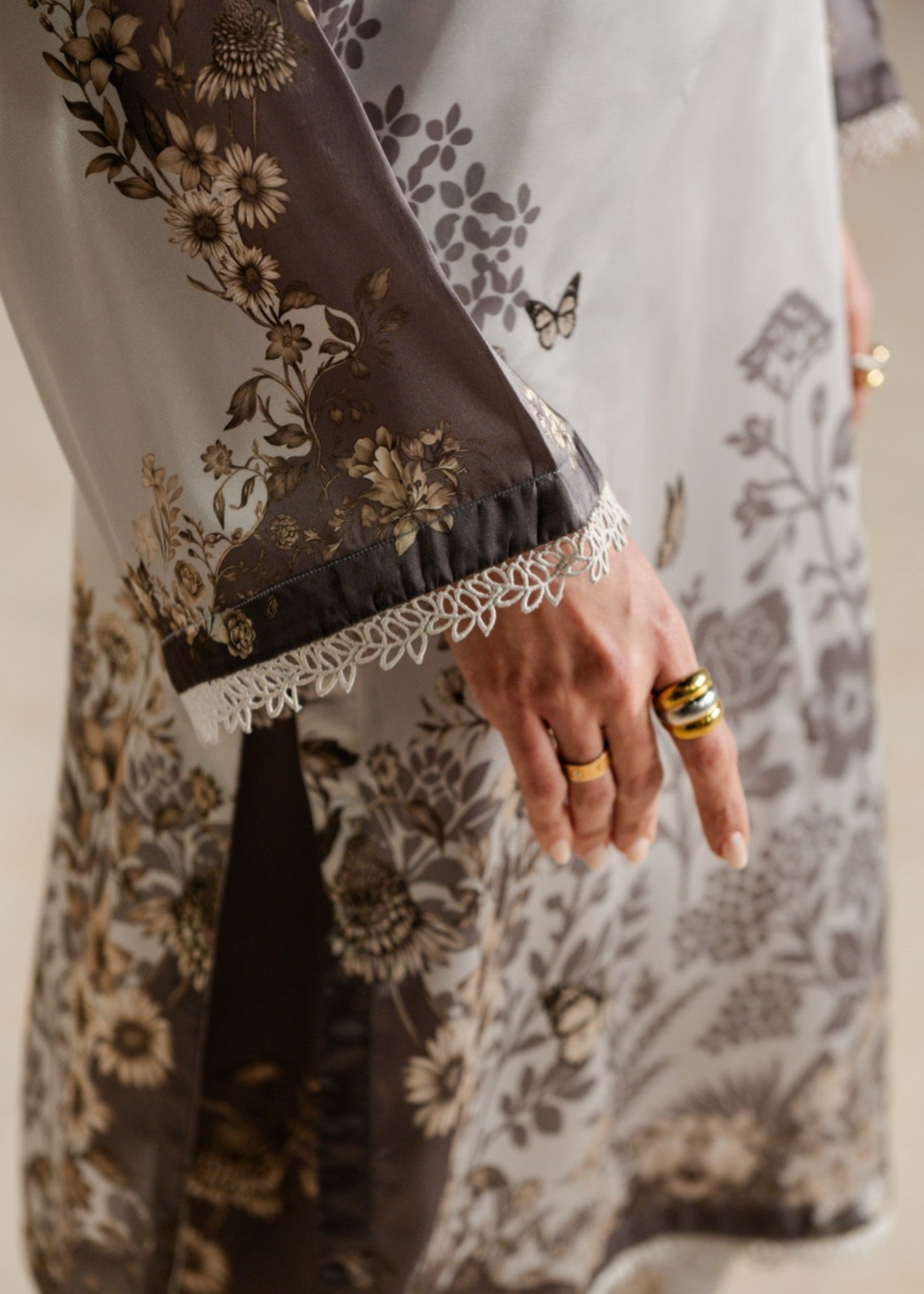 silk charmeuse Co Ord Sets in Silver