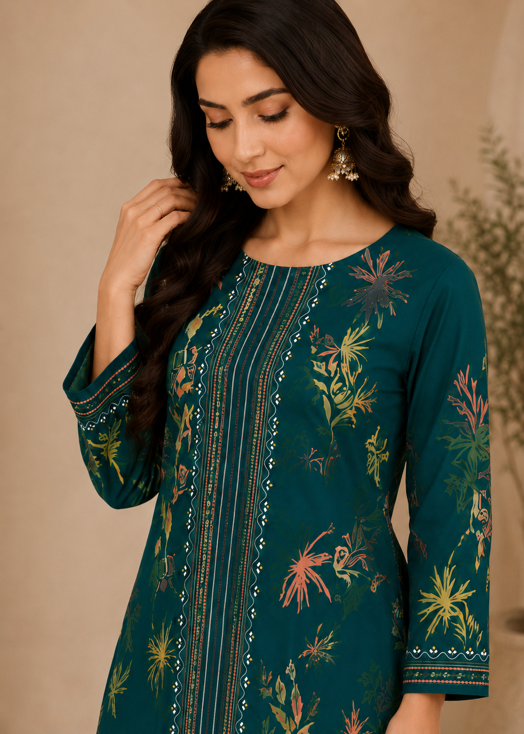 lawn Co Ord Sets in Teal