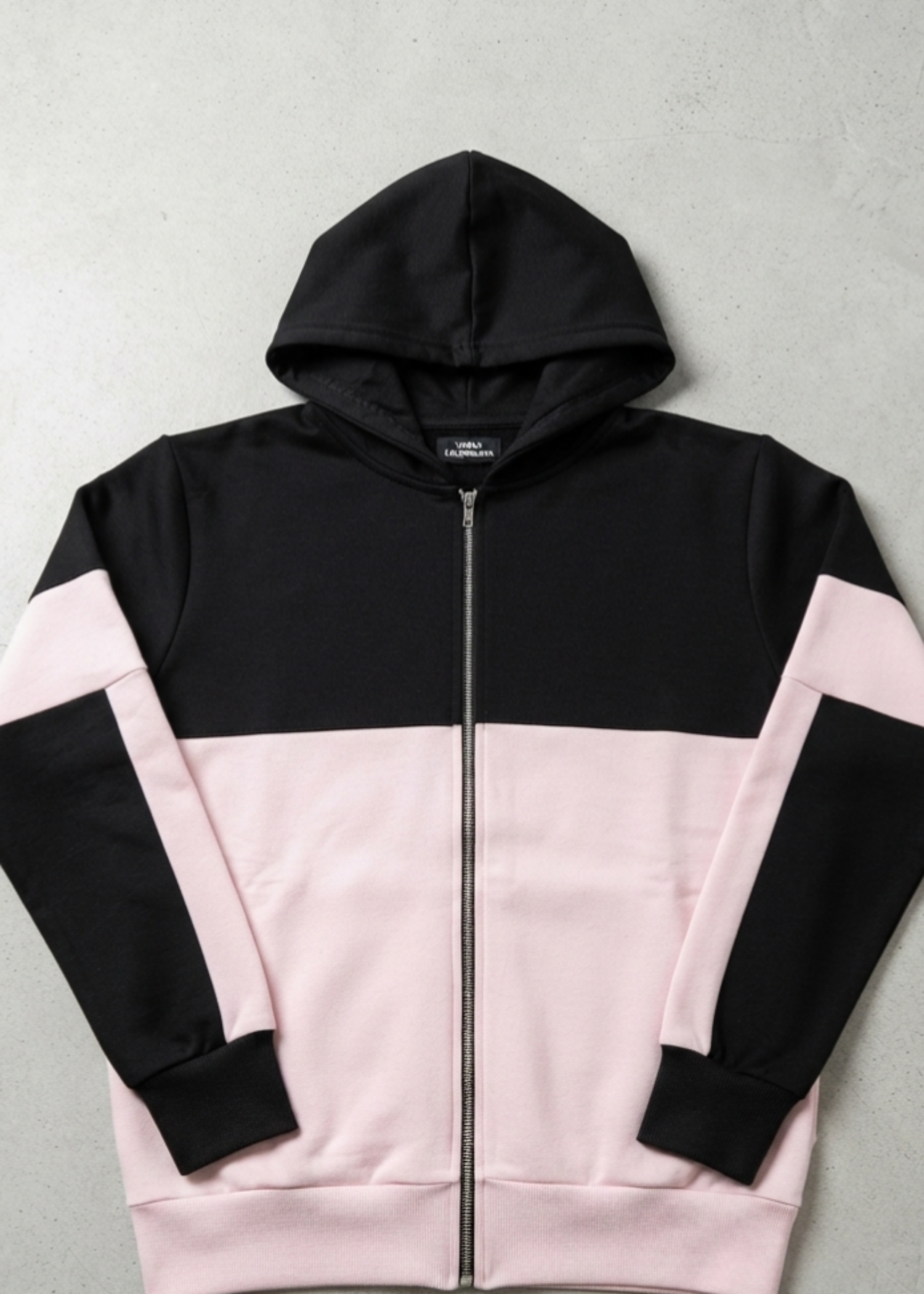 fleece jersey knit Hoodie in Multi
