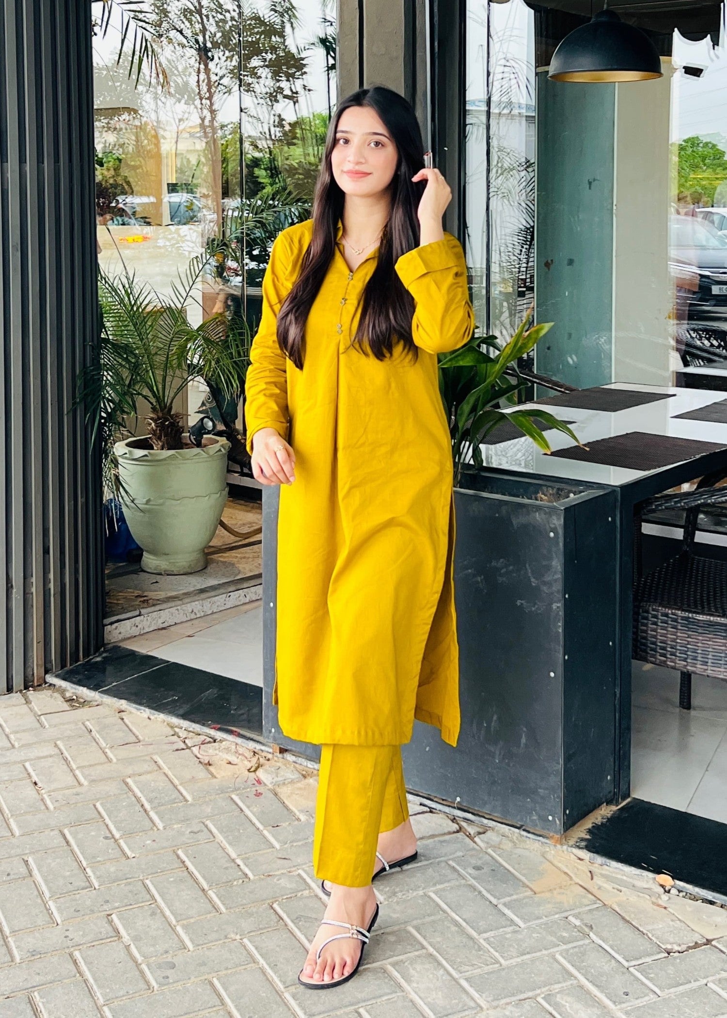 cotton Co Ord Sets in Mellow yellow