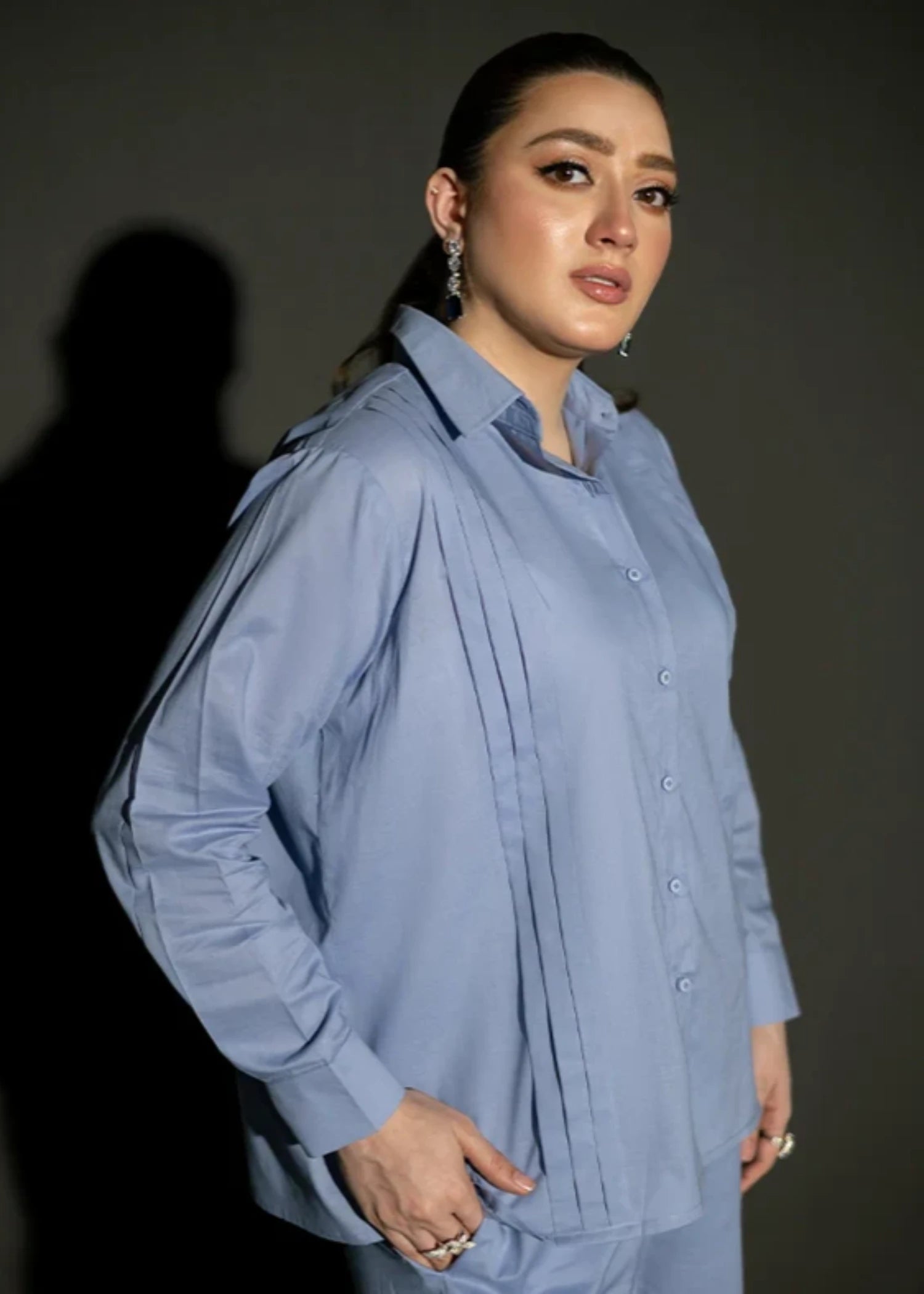 crepe Co Ord Sets in Blue