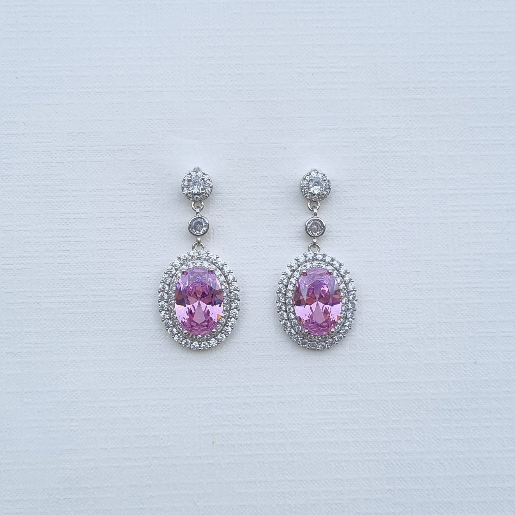 Earrings in Pink Color by - Trendy Women Earrings MQJ8396