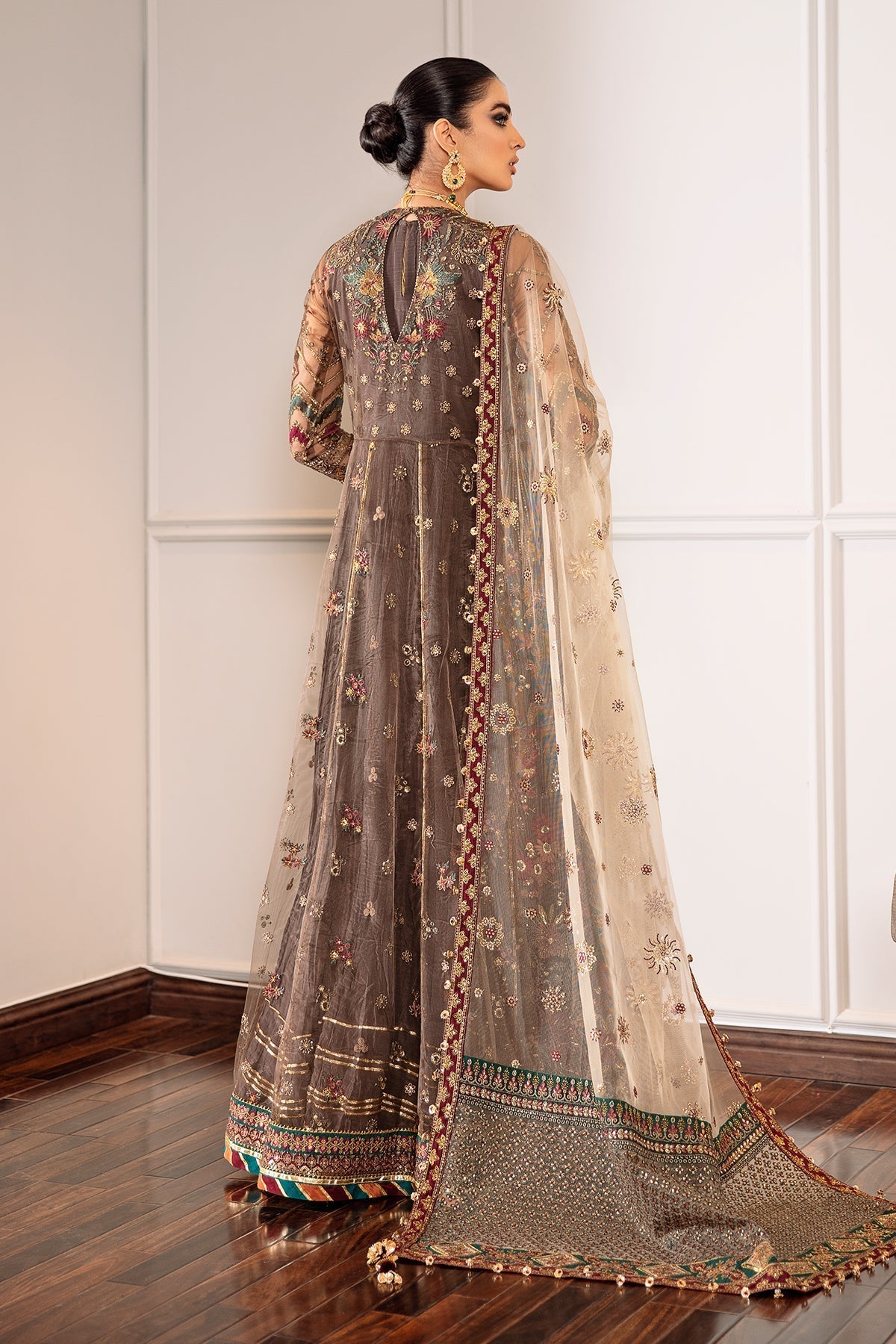 net Maxi in Brown