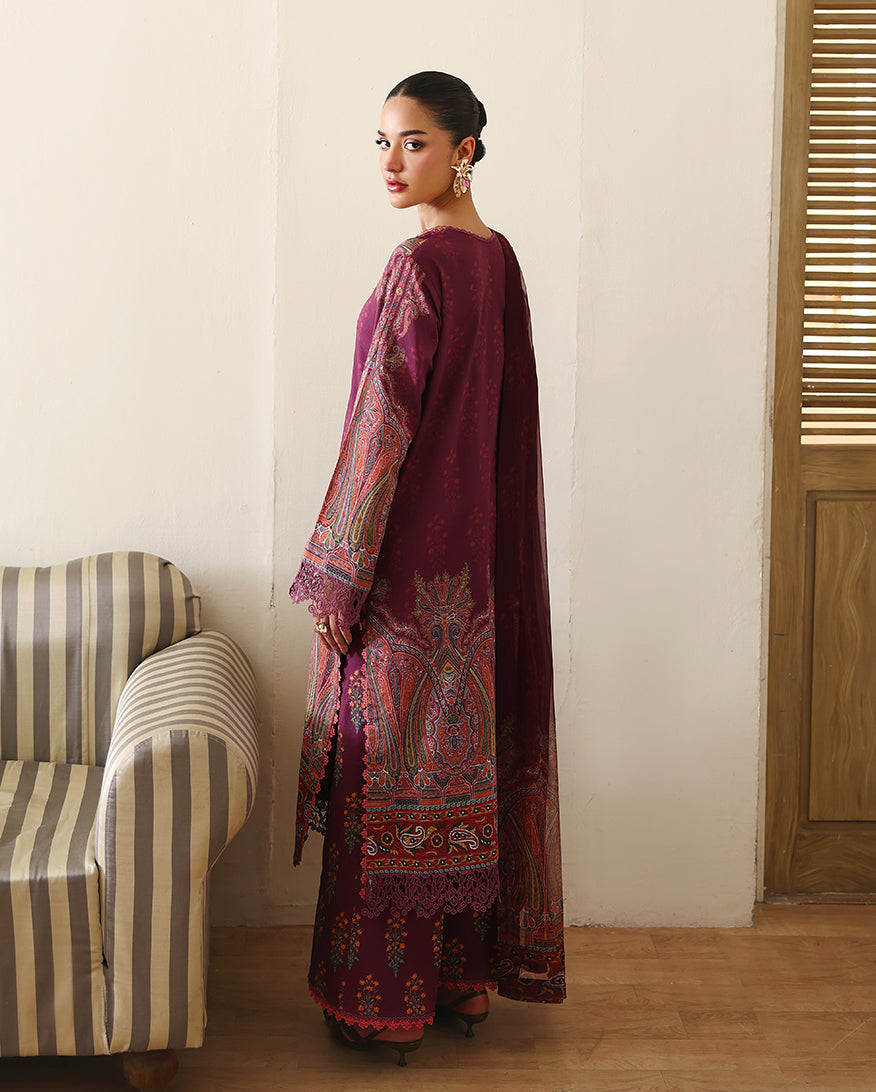 Eclat Garden Printed Lawn – Dahlia Dream