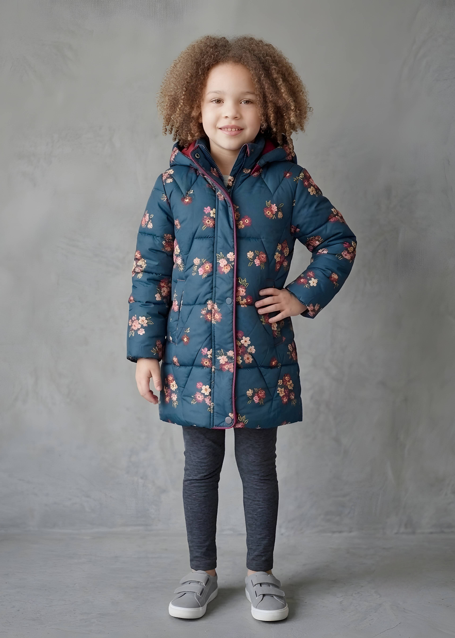 polyester Jacket in Teal