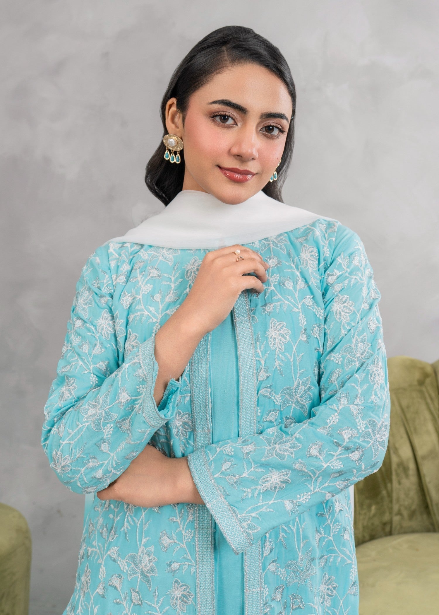 boski Jacket in Ice blue