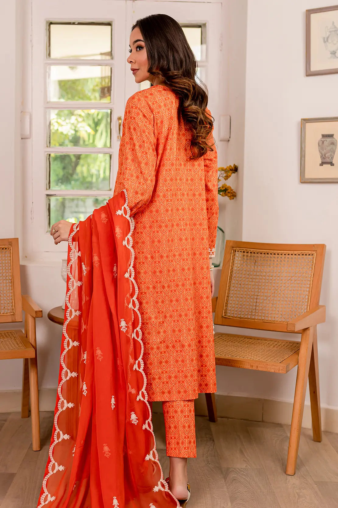 cambric Unstitched in Orange