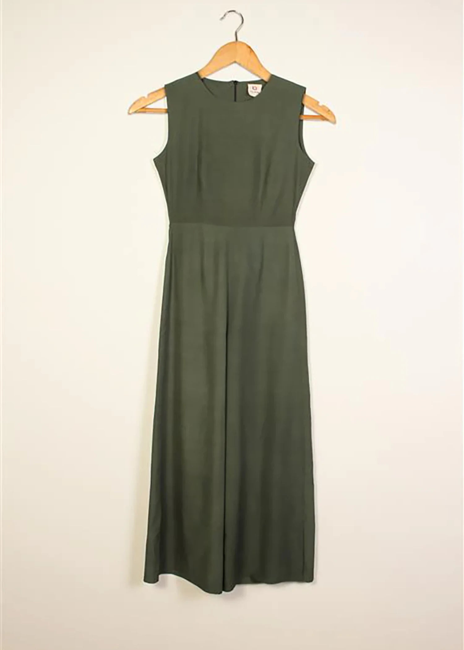 crepe Dress in Green