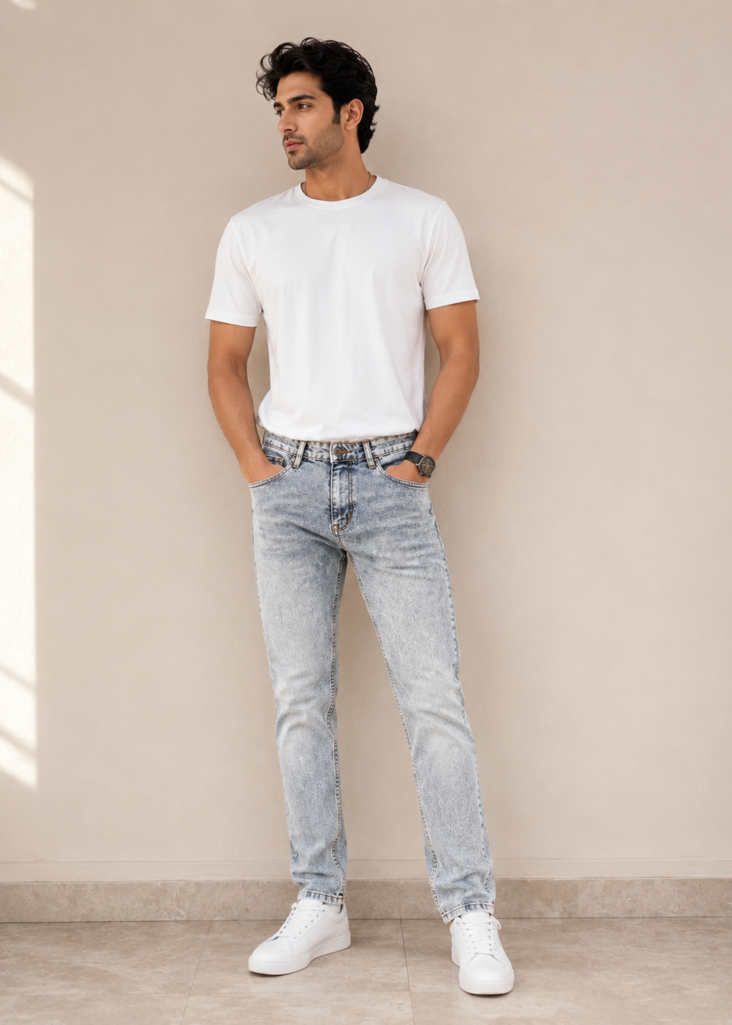 denim Jeans in Light blue