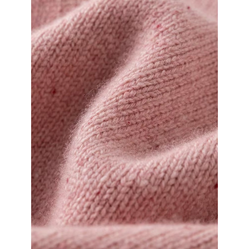 Cozy Soft Round Neck Wool Sweater