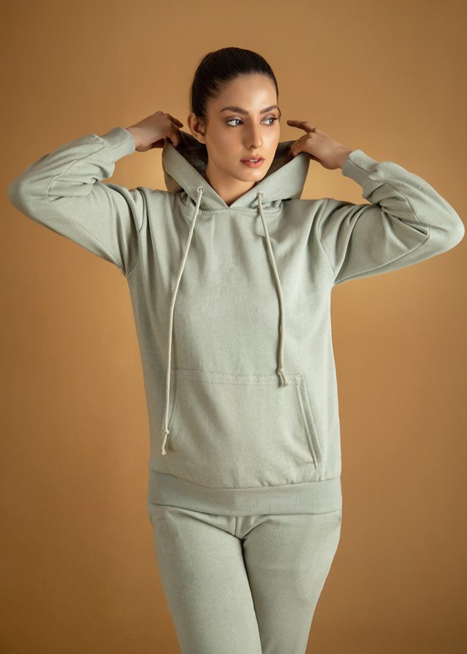 fleece Tracksuit in Mint green