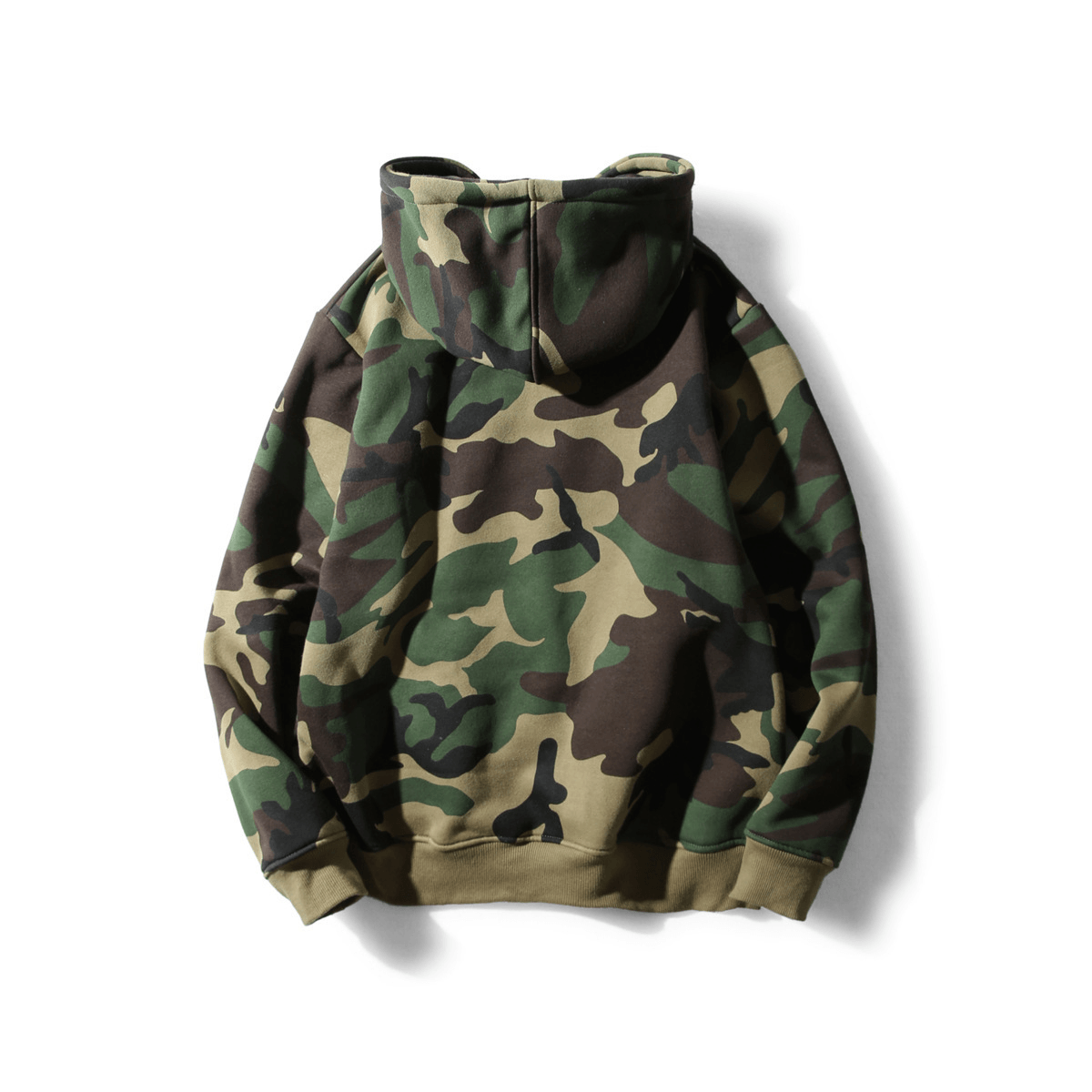 Loose Hooded Long-Sleeved Couple Jacket for Men and Women