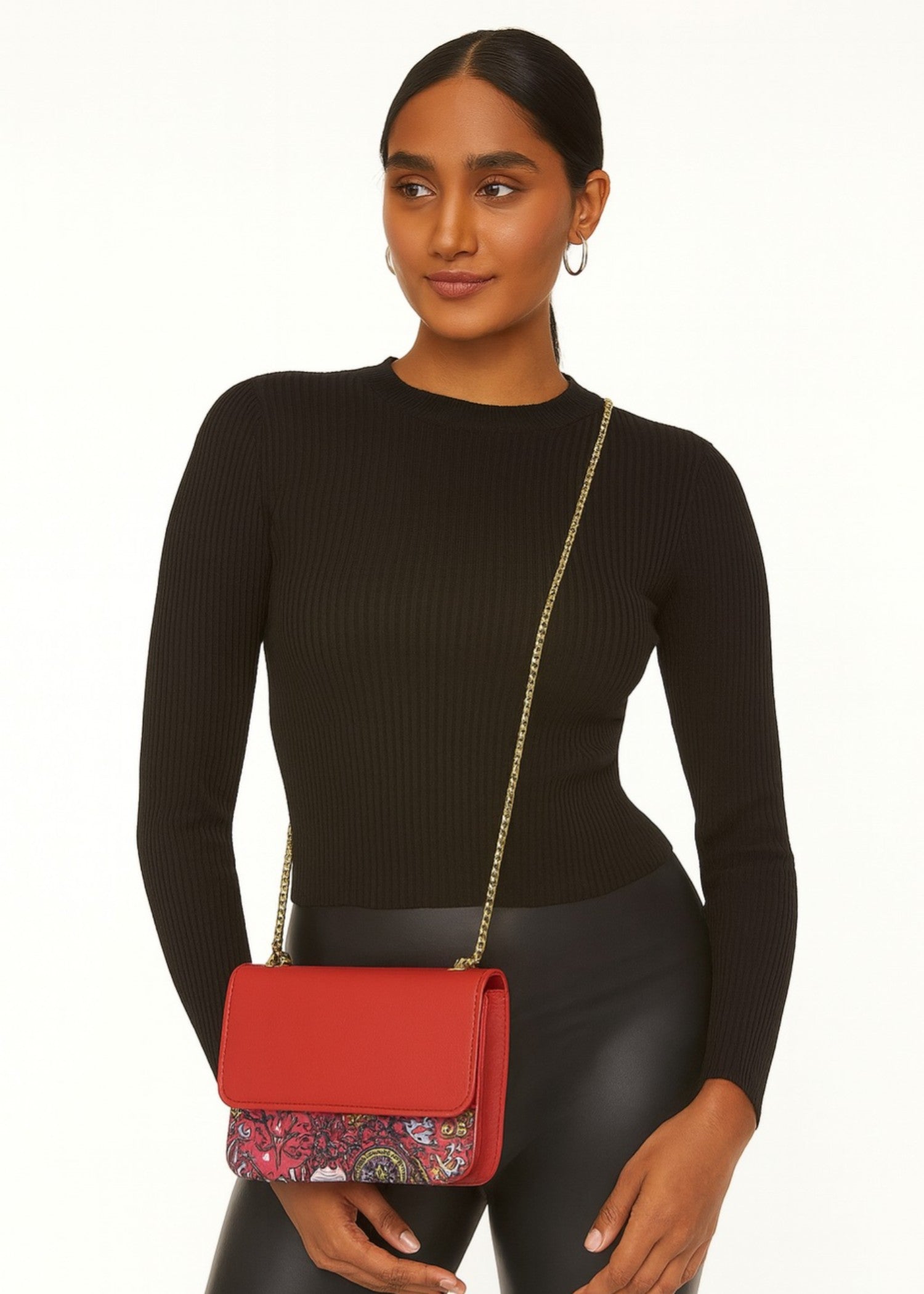 Crossbody in Maroon Color by - Trendy Women Crossbody SAC6978