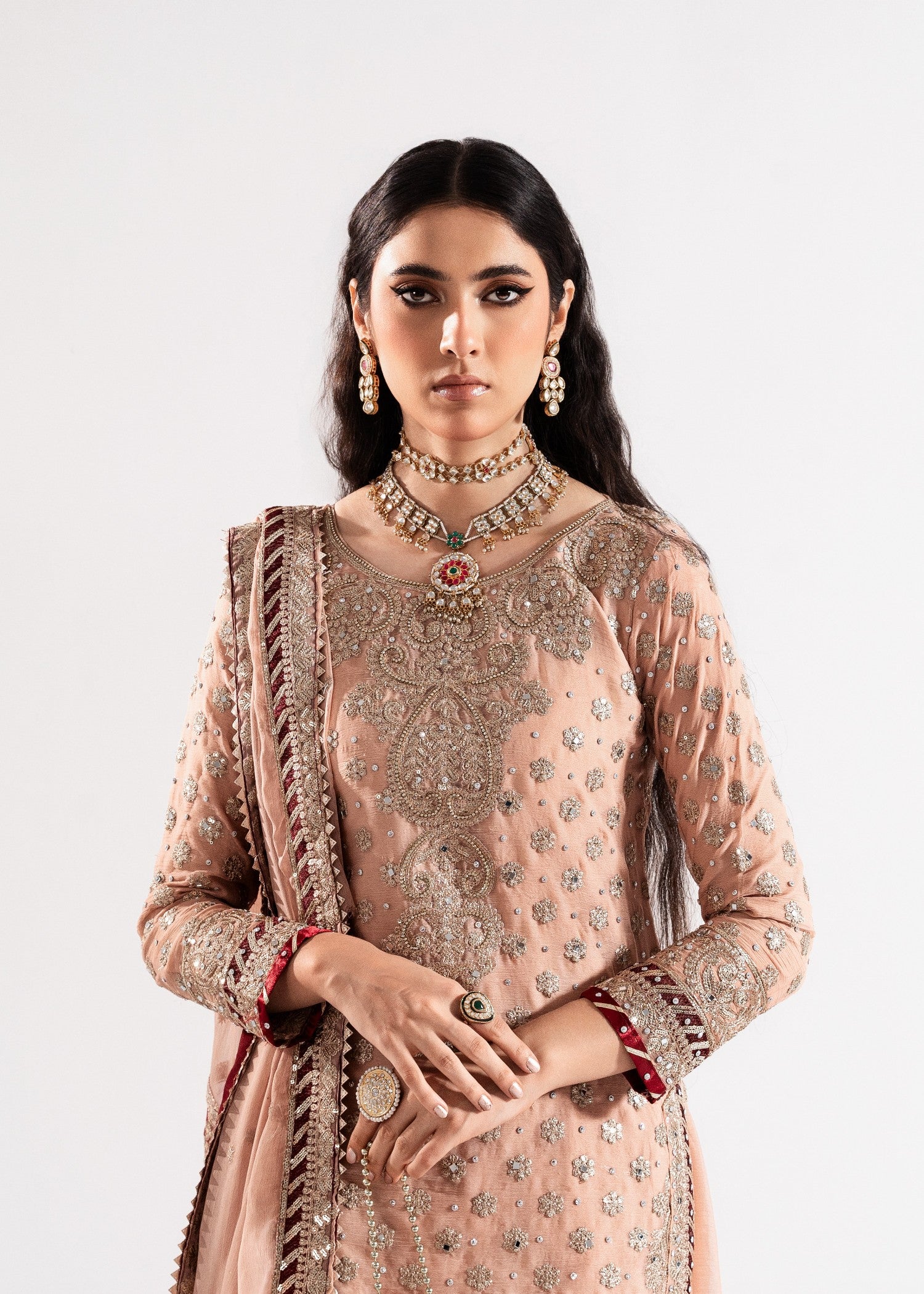 chiffon Sharara in Pink