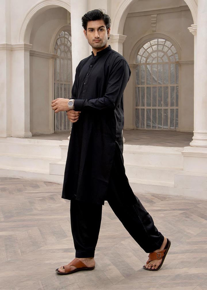 cotton Unstitched in Jet black