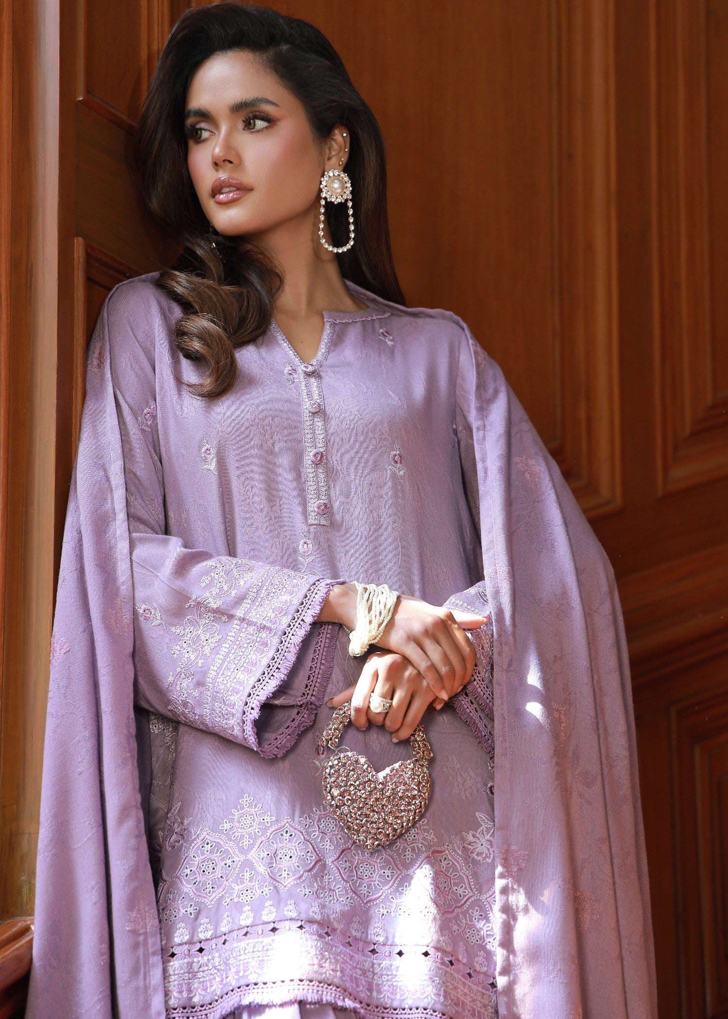 jacquard Unstitched in Lilac