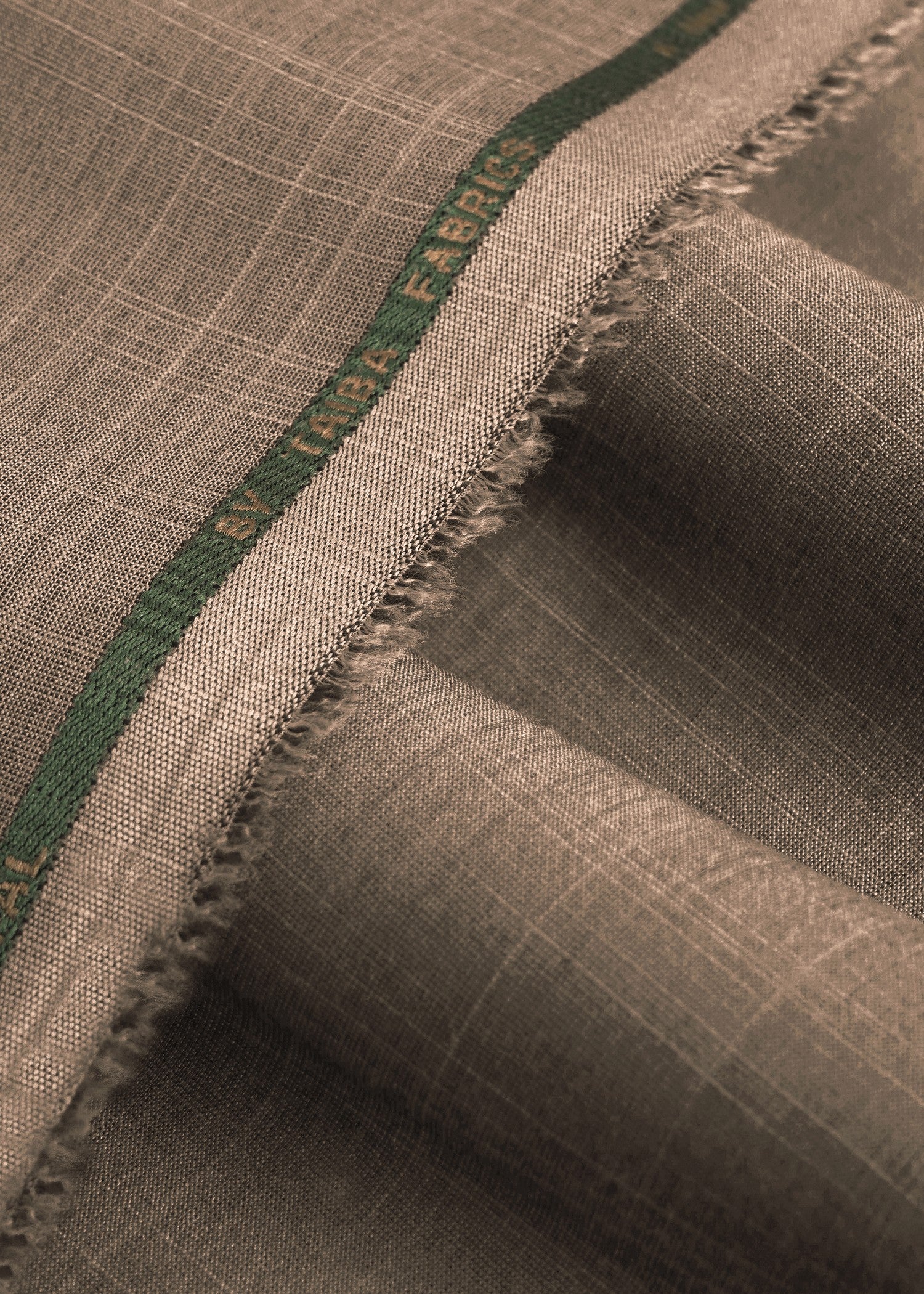 wash & wear Unstitched in Tan brown