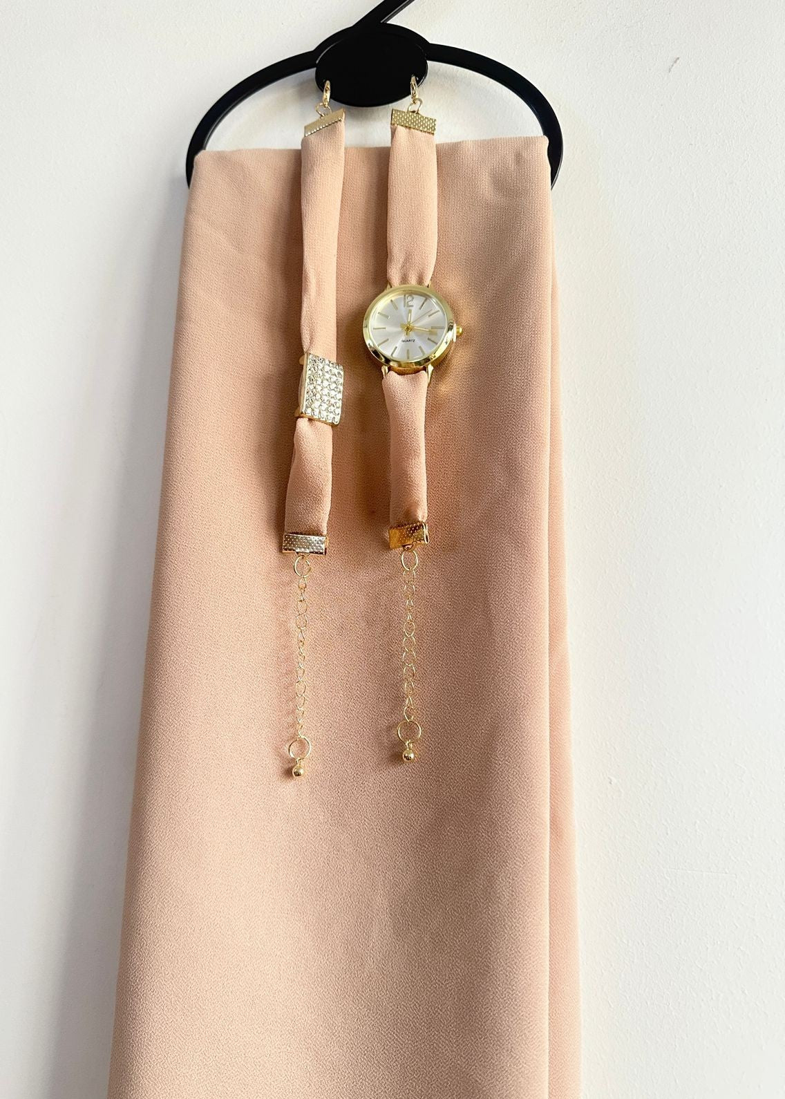 georgette Hijab in Beige