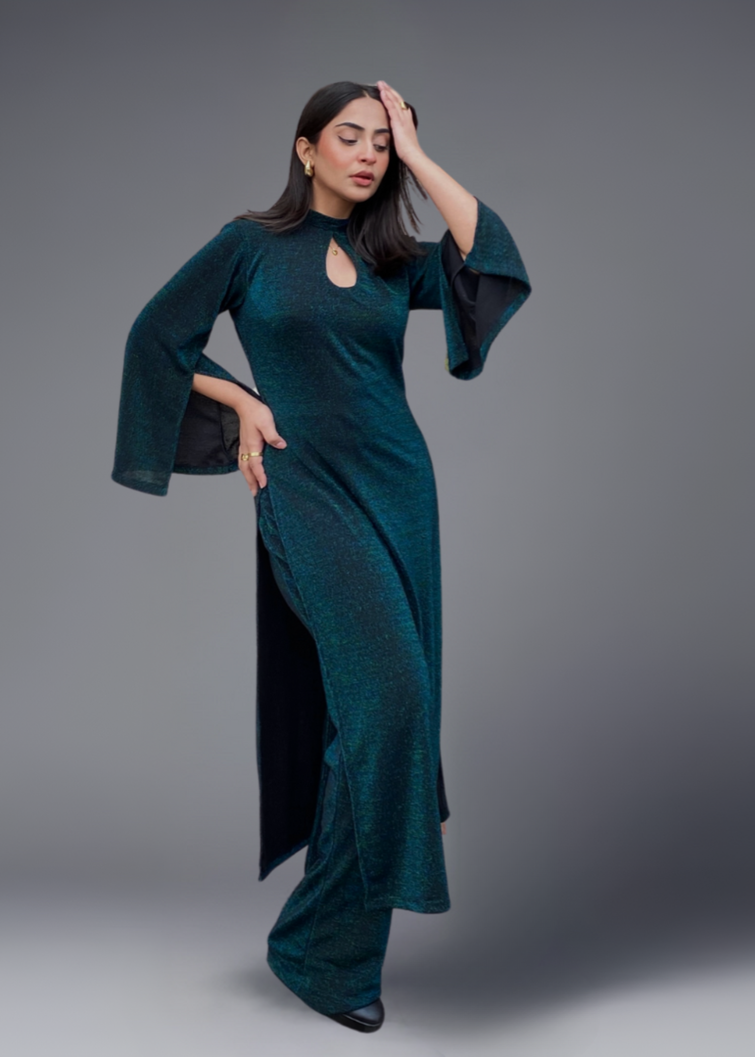 moonlight Co ord Sets in Dark green