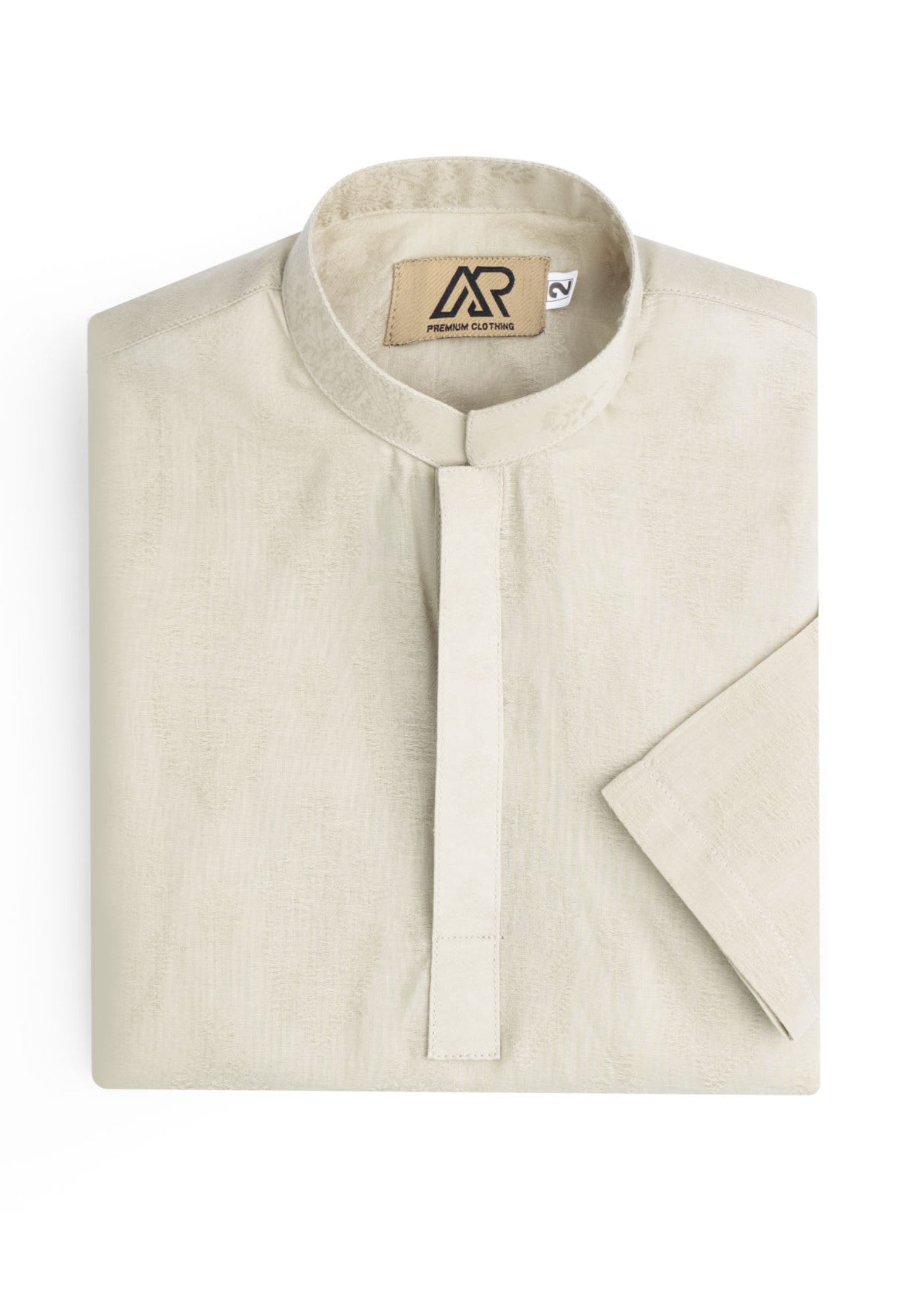 cotton dobby Kurta in Cream