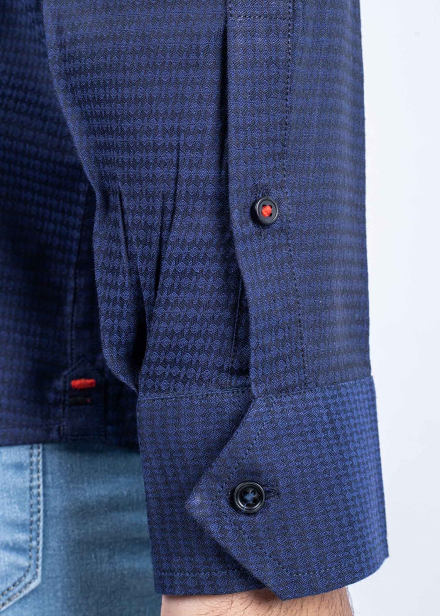 cotton Casual Shirt in Ink