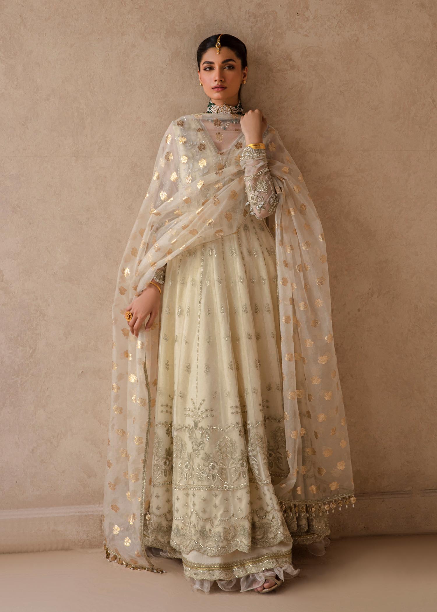 net Unstitched in Cream