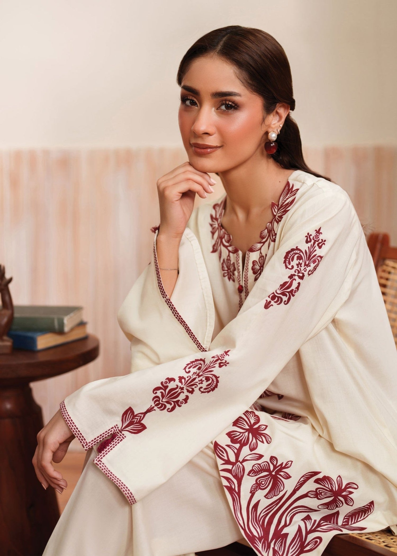 linen Co Ord Sets in Off-white