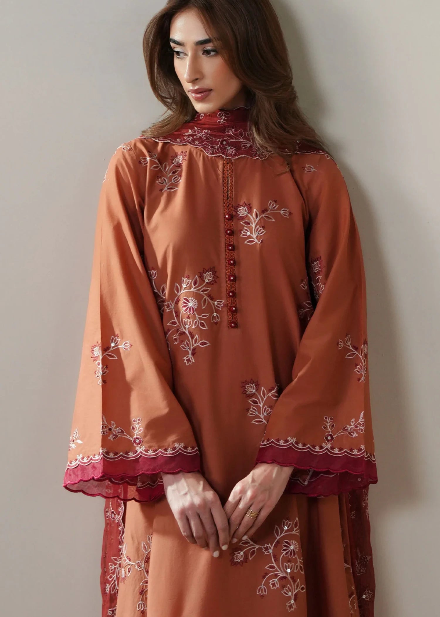 cambric Unstitched in Orange