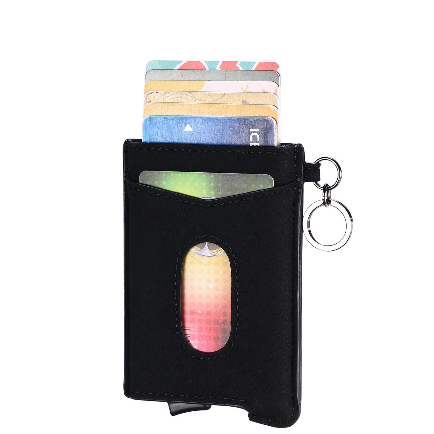 Leather elastic band test card package