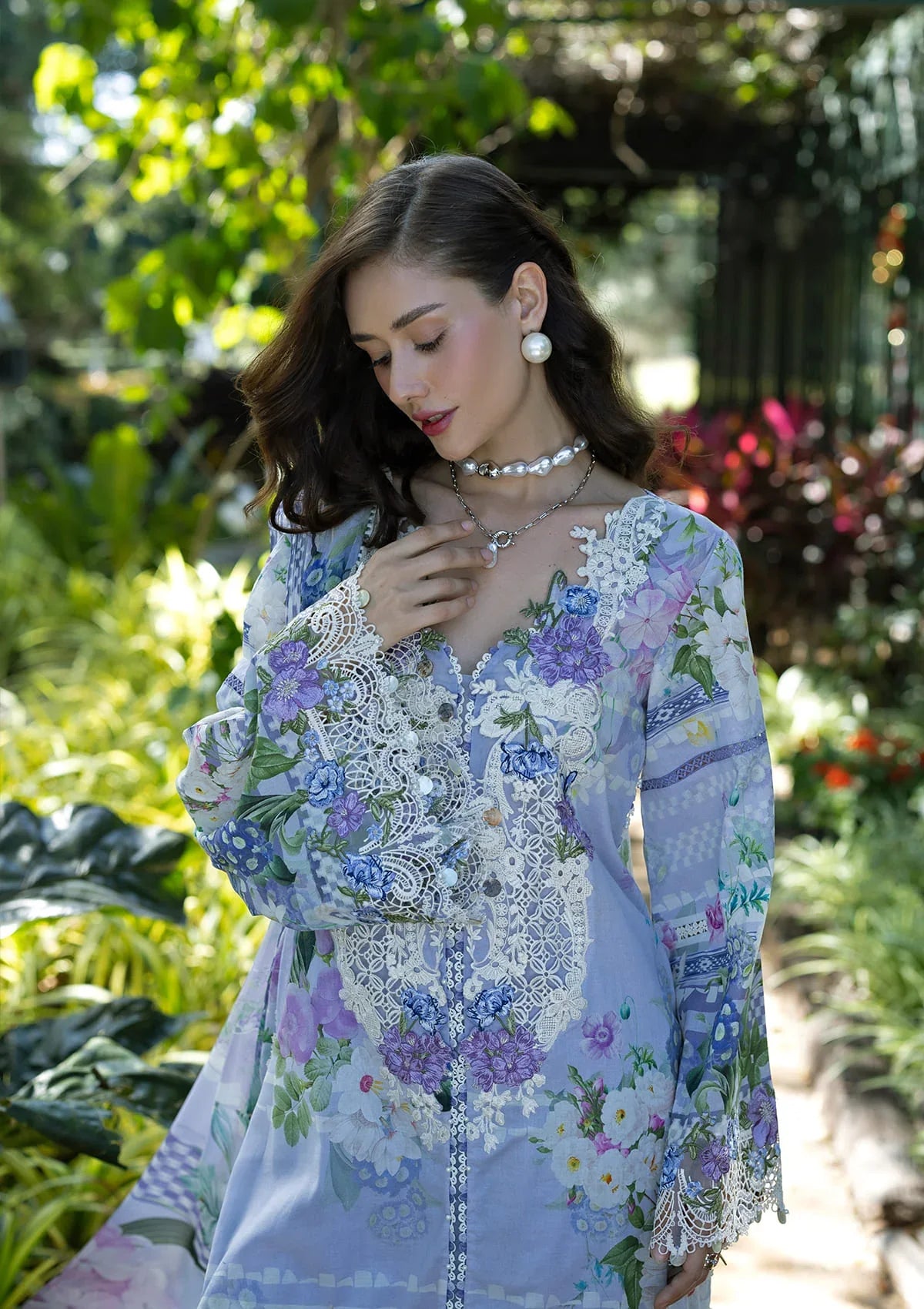 Signature Embroidered Lawn Prints – ESA-6A MOONLIT PETALS