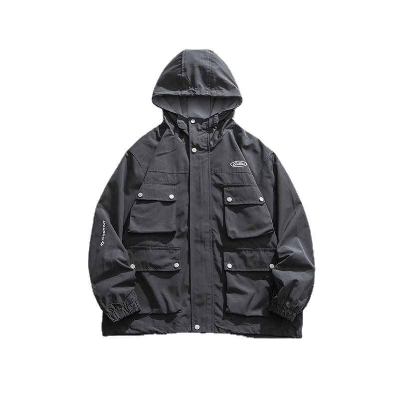 Japanese Tooling Style Three-Dimensional Patch Pocket Embroidery