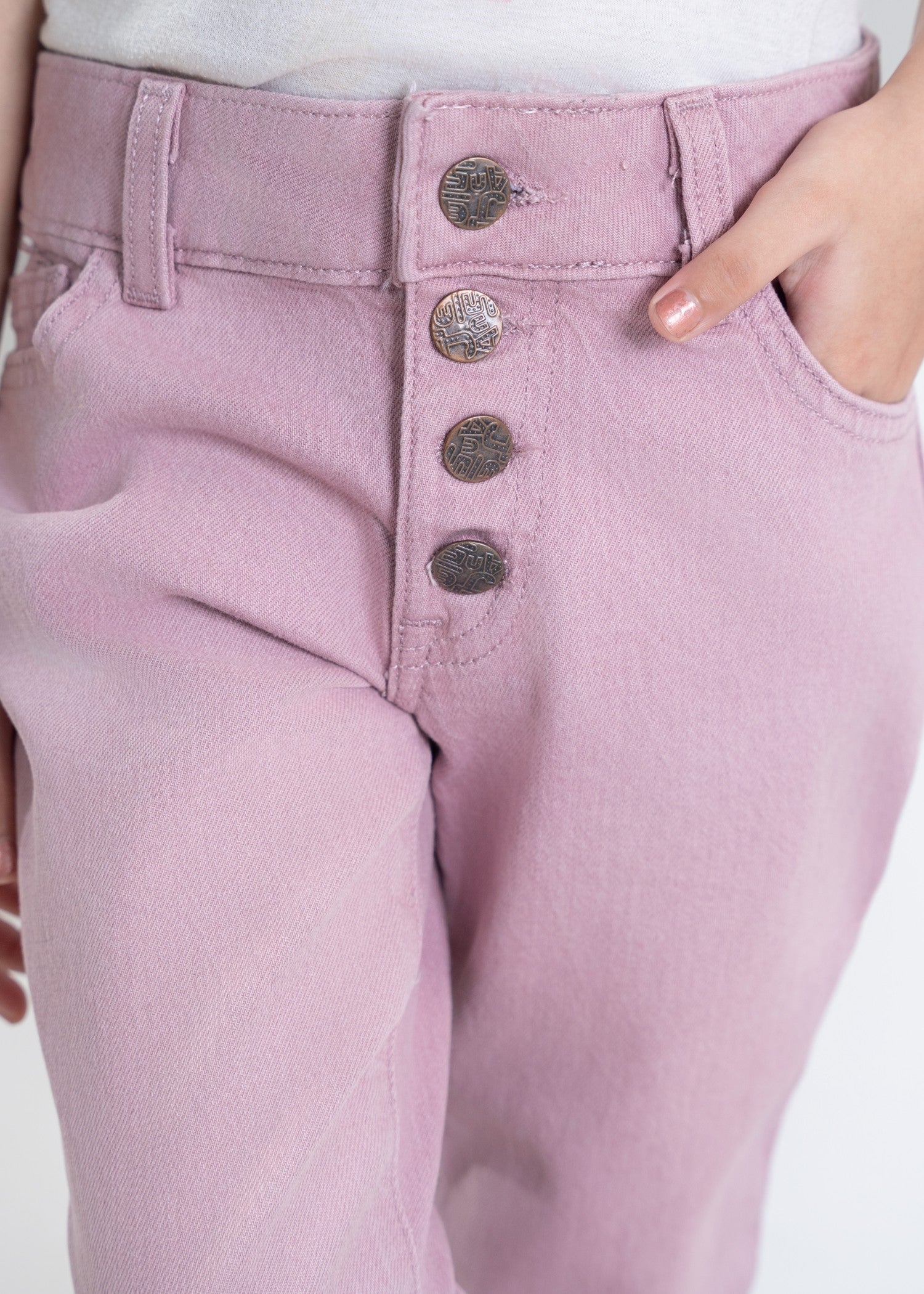 stretch denim Jeans in Lilac