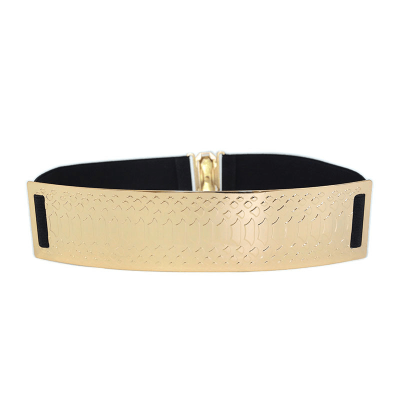 Europe and America Hot Selling Fashion Sequin Mirror Metal Belt