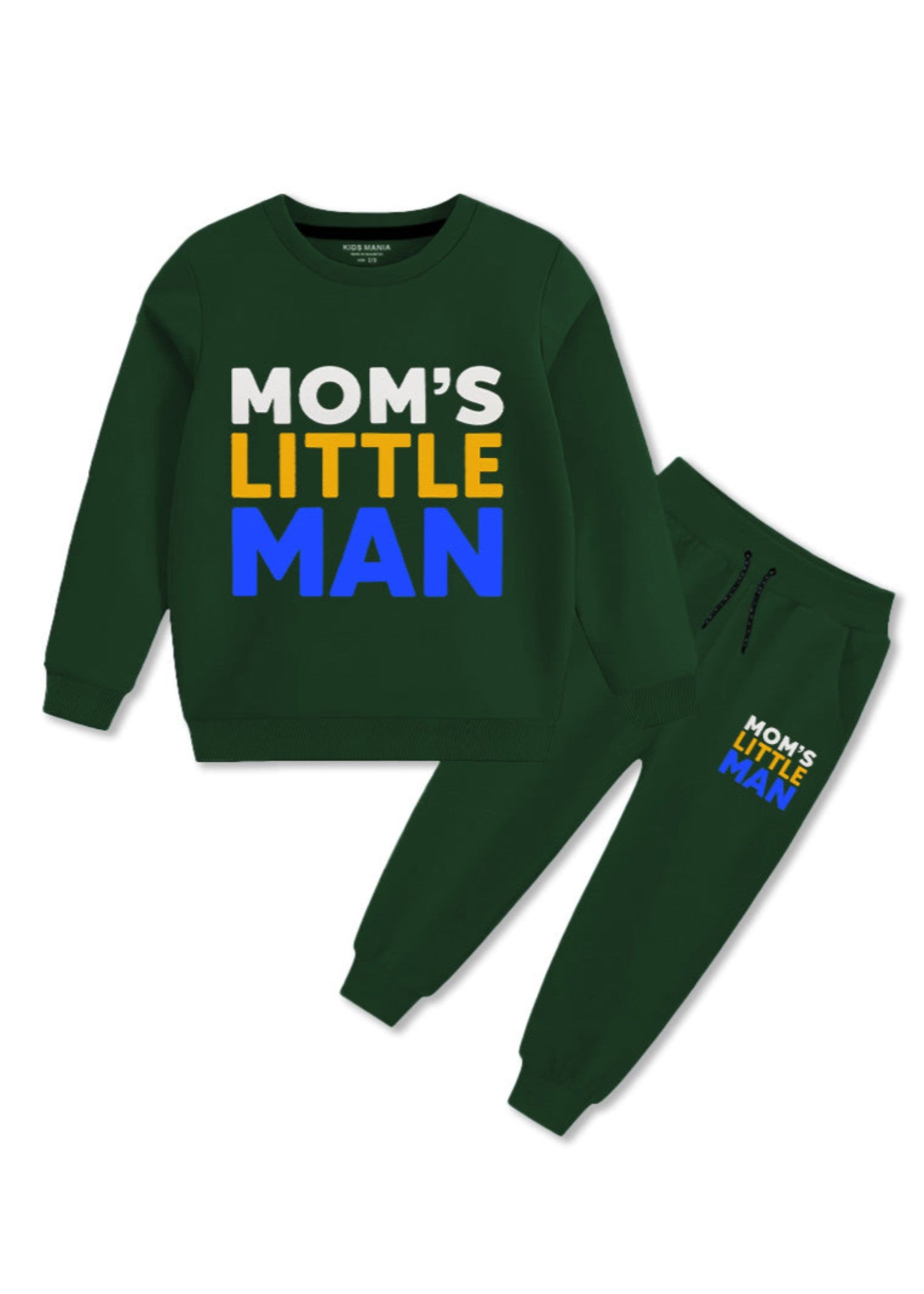 fleece Tracksuit in Dark green