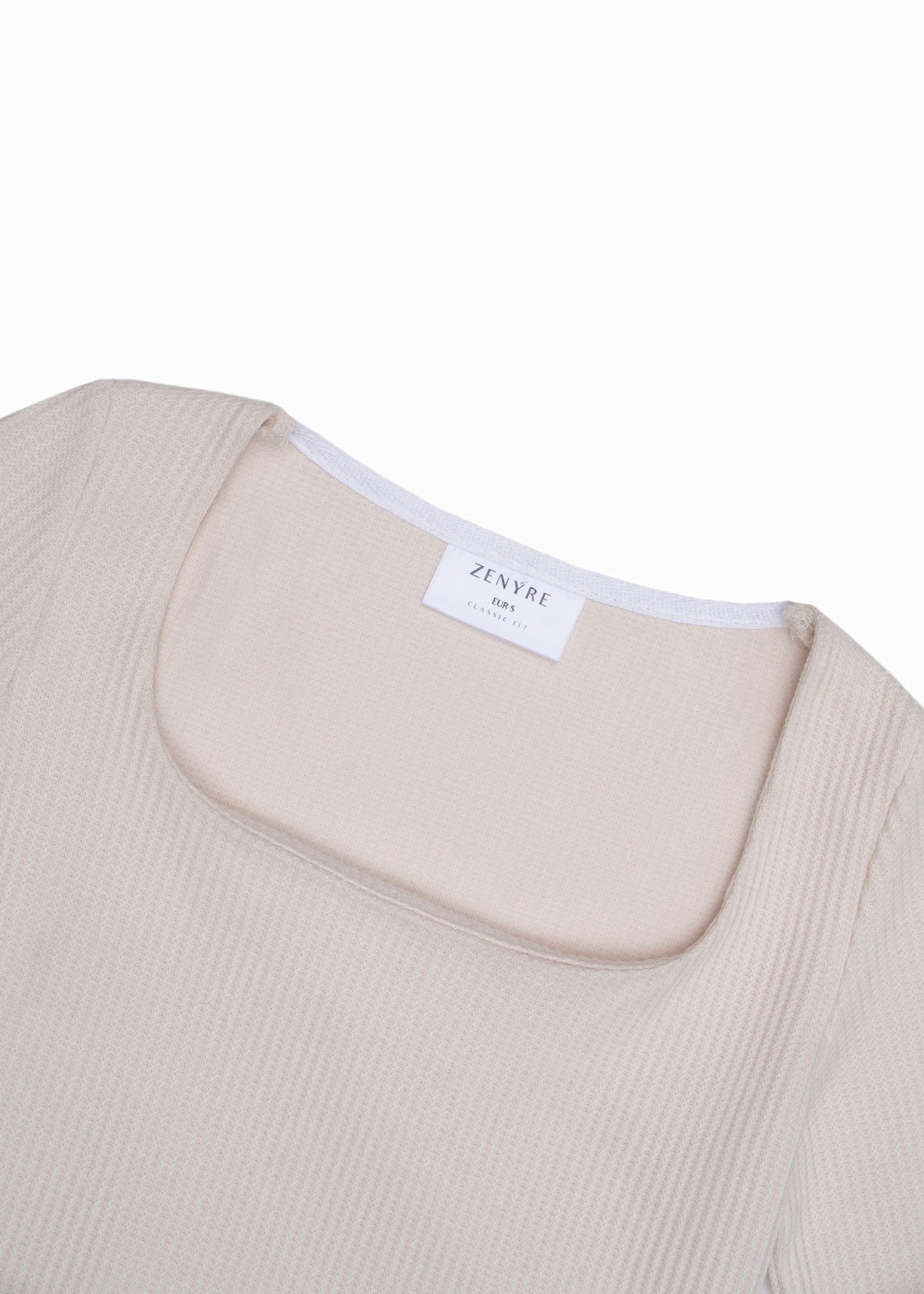 cotton viscose Blouse in Off-white