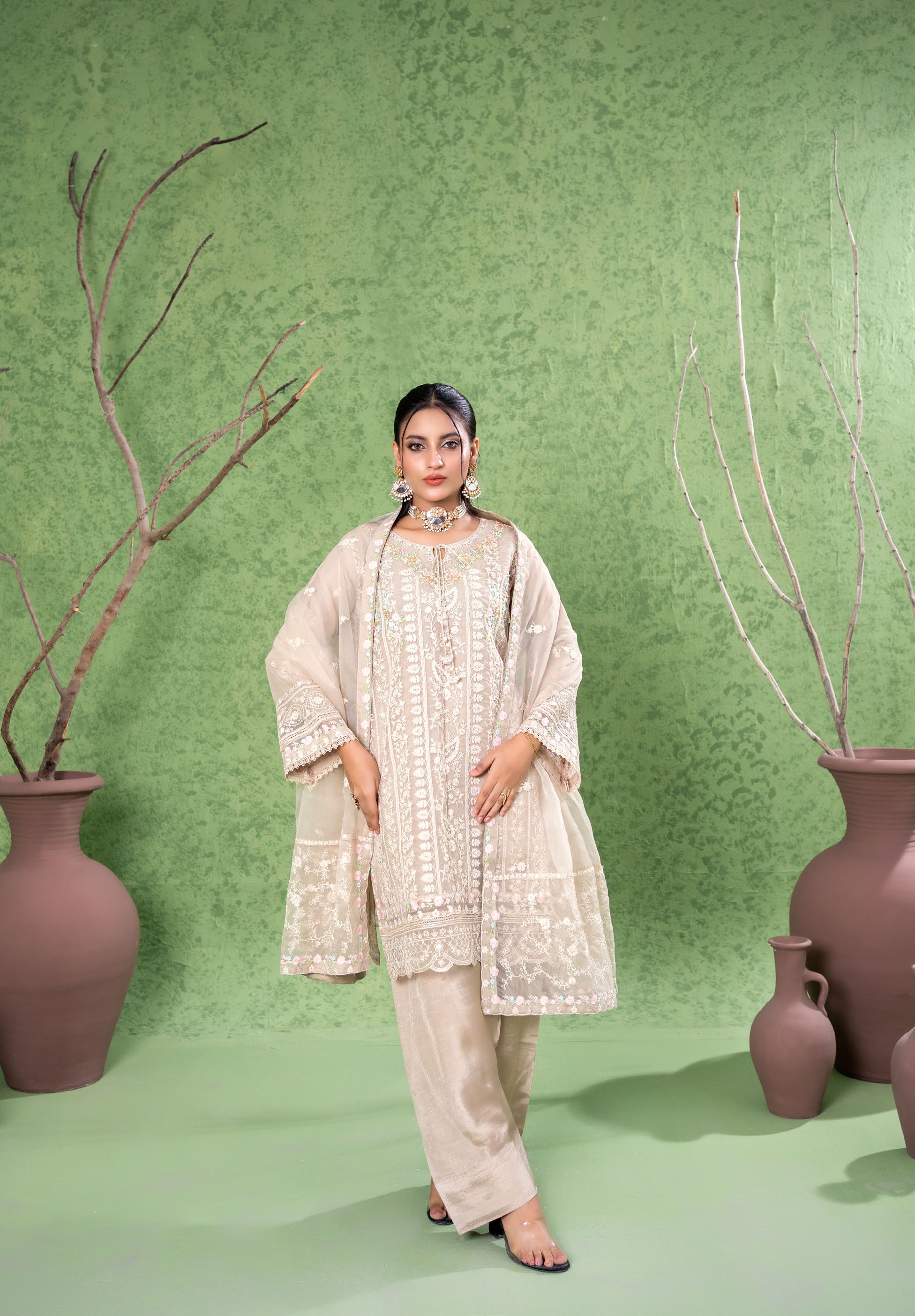 Kahani Festive Pret Organza Formals – D-3