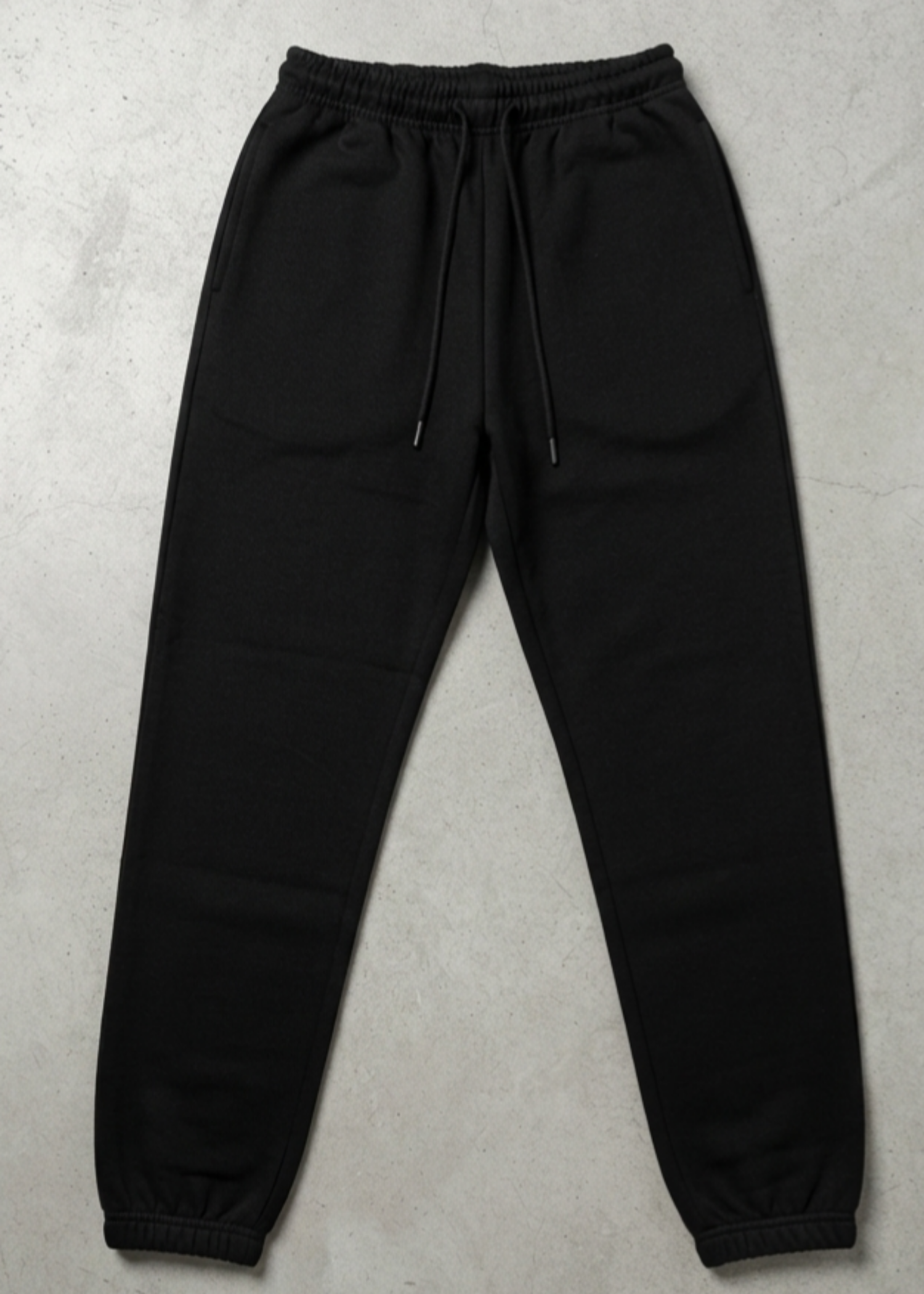 cotton-spandex Trousers in Black