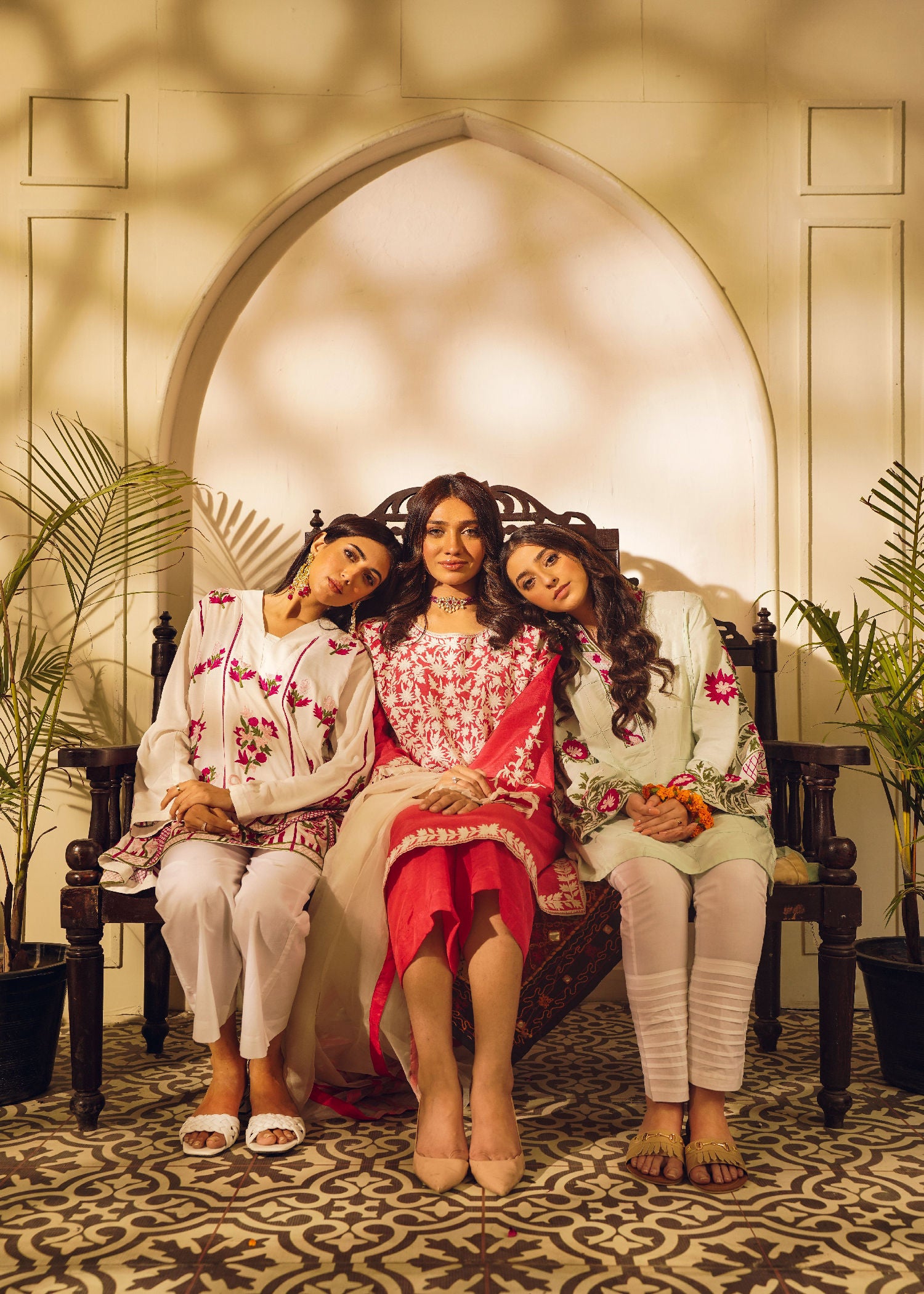 lawn Kurti in Pistachio green