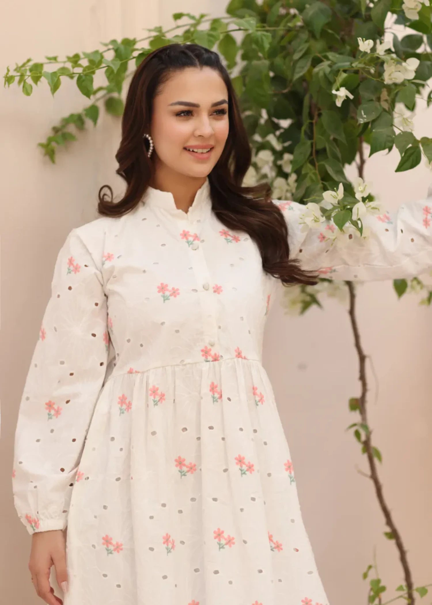 cotton Dress in Light pink