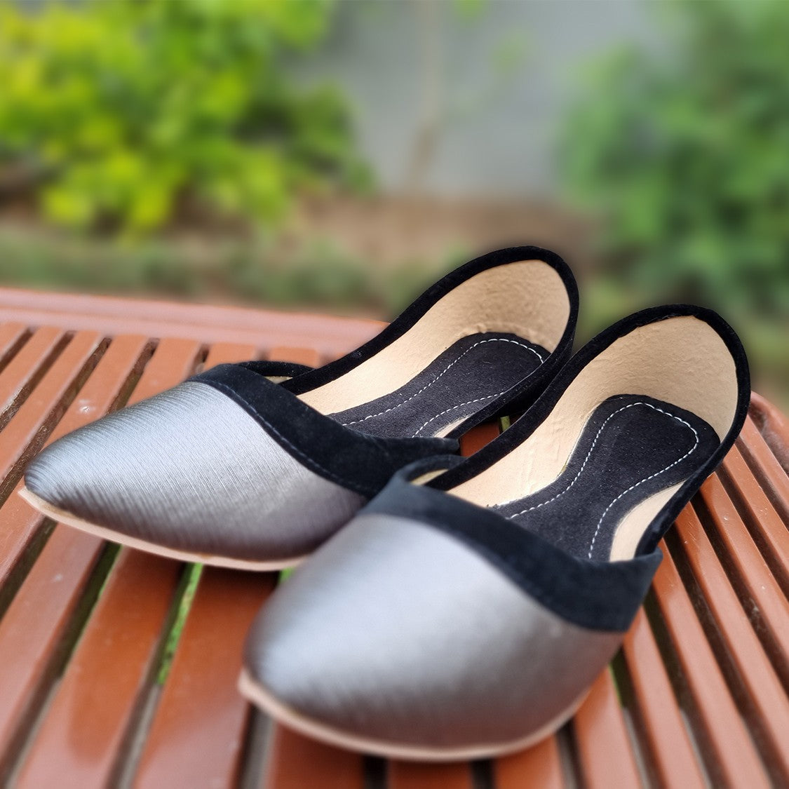 Khussa in Grey by - High Quality Women Khussa HOA3813