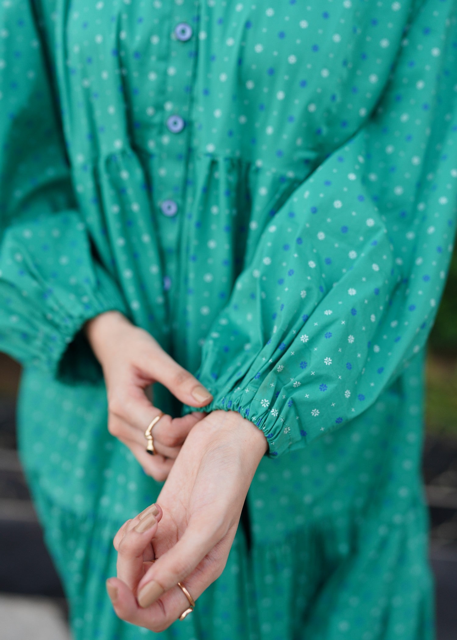 cotton Maxi in Turquoise