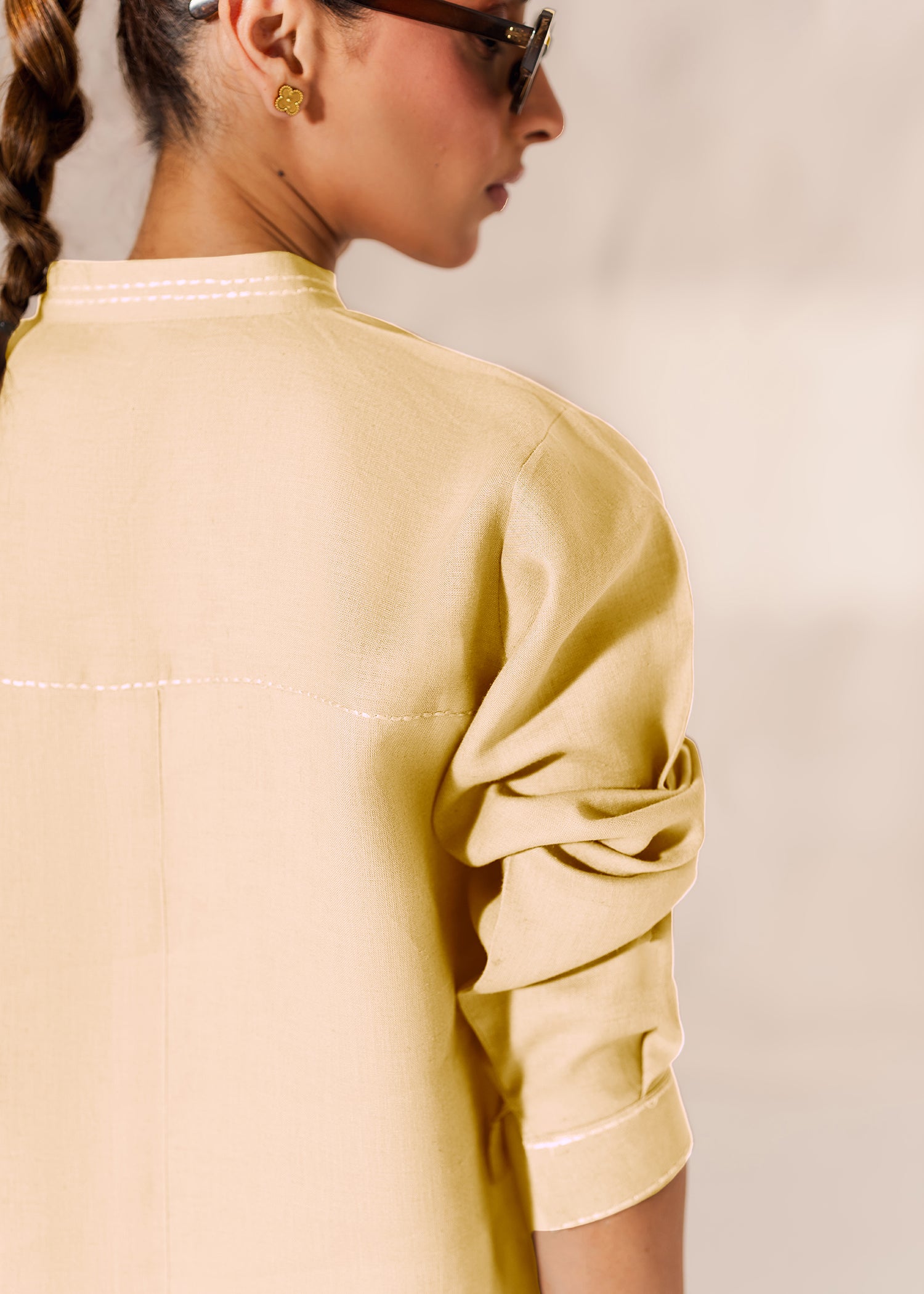 linen Co Ord Sets in Baby pink