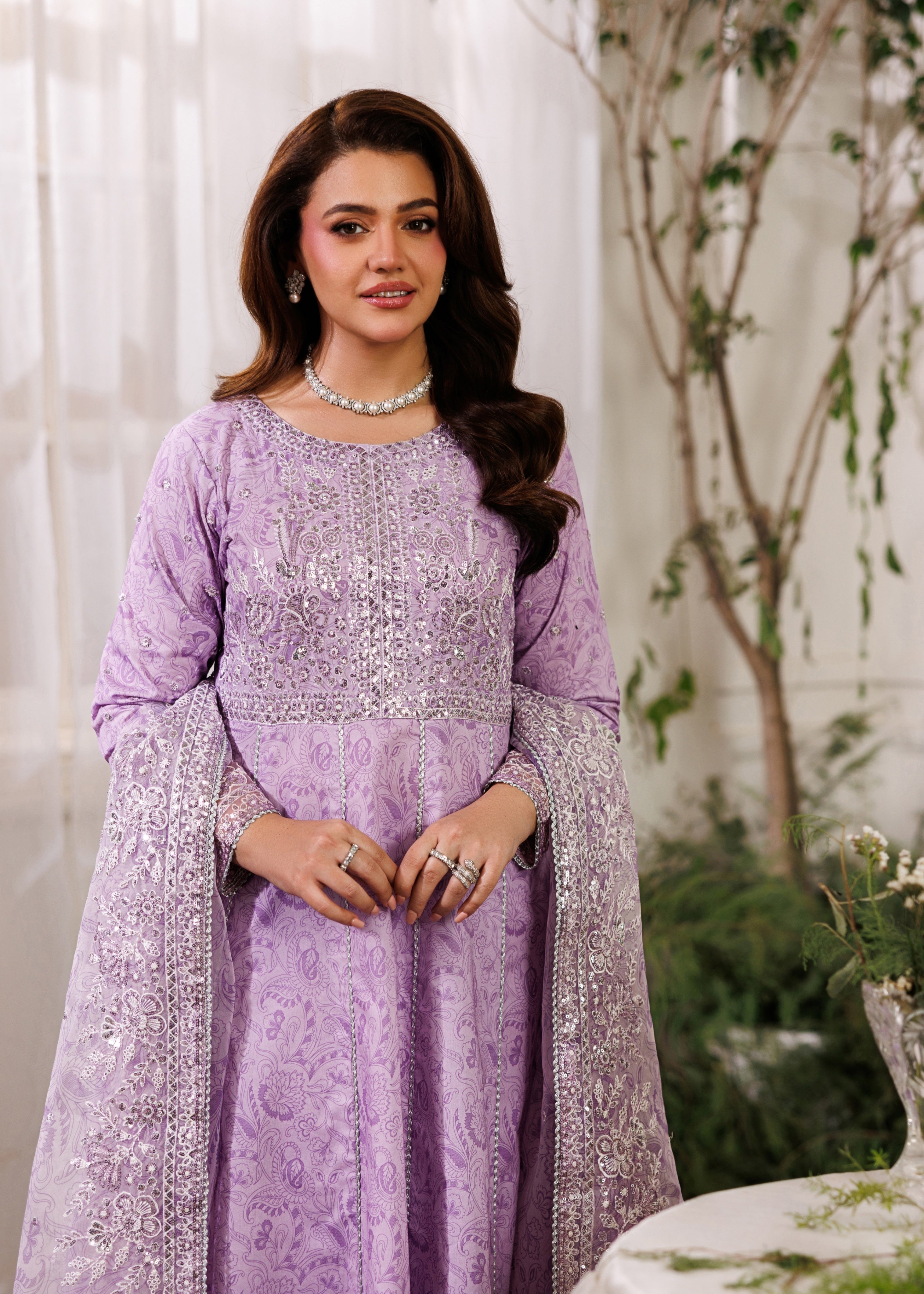 cotton Maxi in Lilac