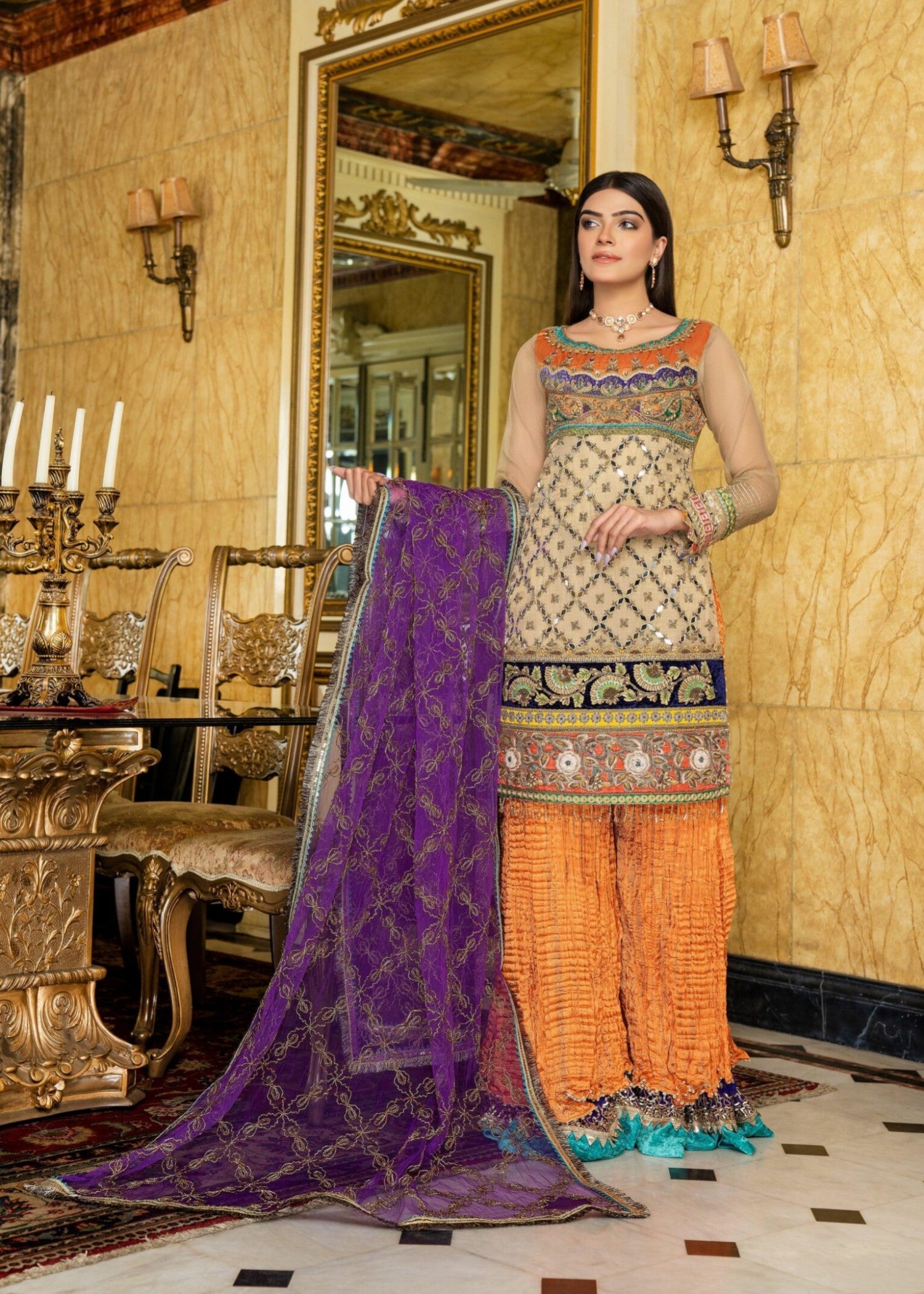 masuri Sharara in Multi